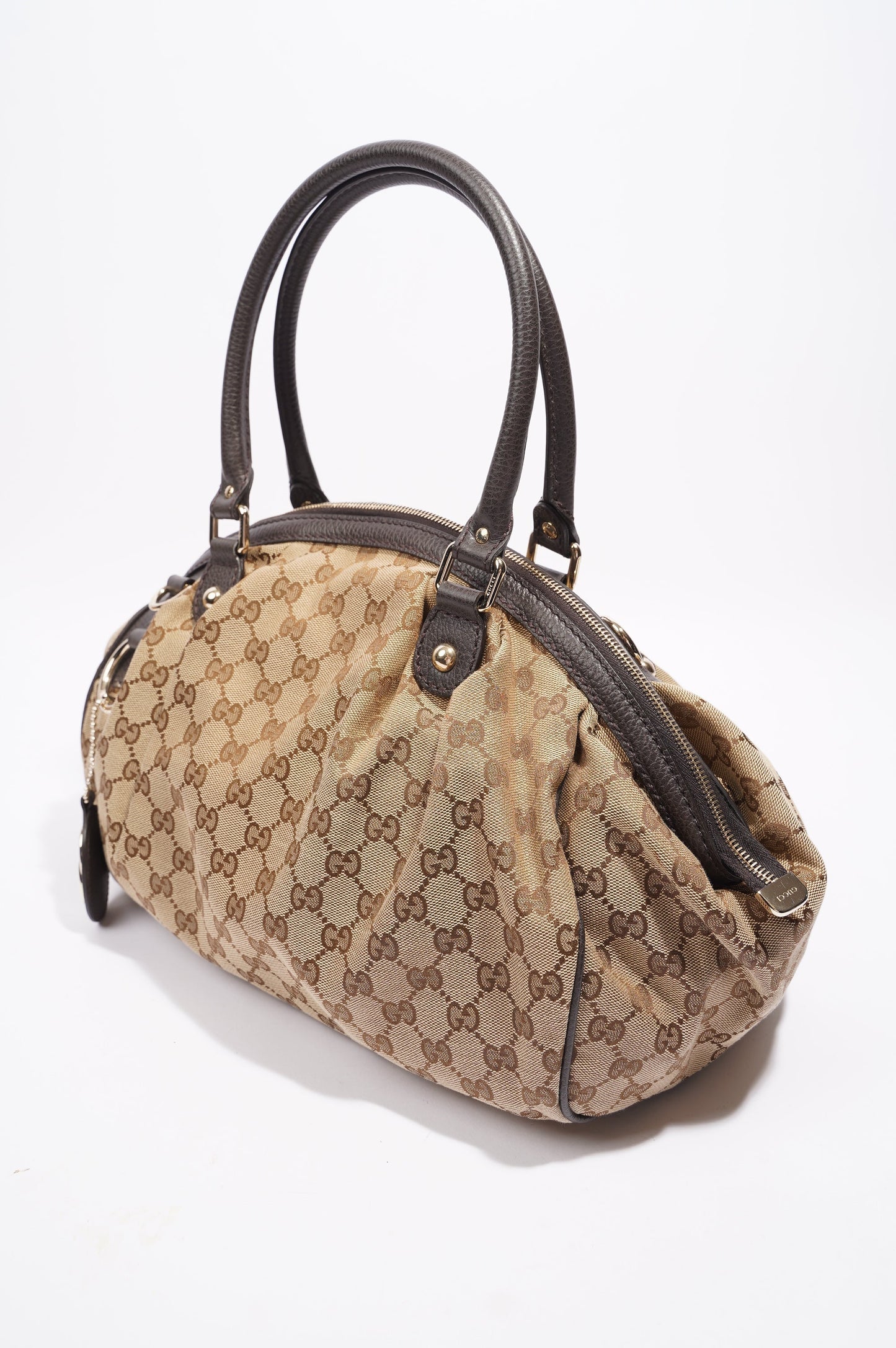 Gucci Womens Sukey Bag Supreme Canvas