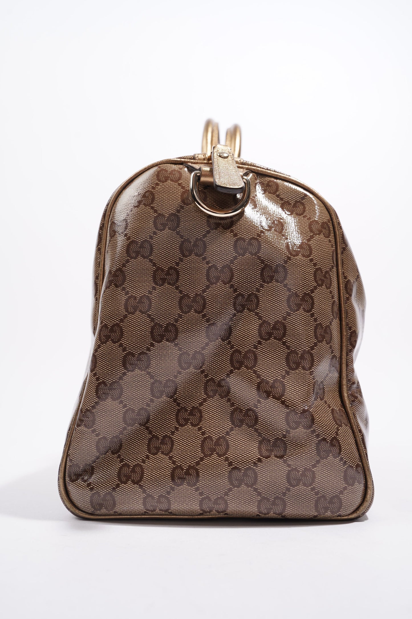 Gucci Womens Boston Bag Medium Coated Monogram
