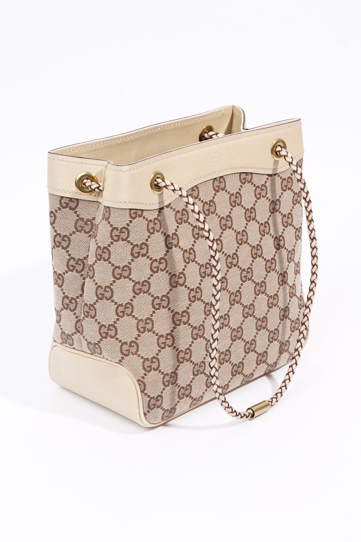 Gucci Womens Gifford Tote Bag Supreme Canvas