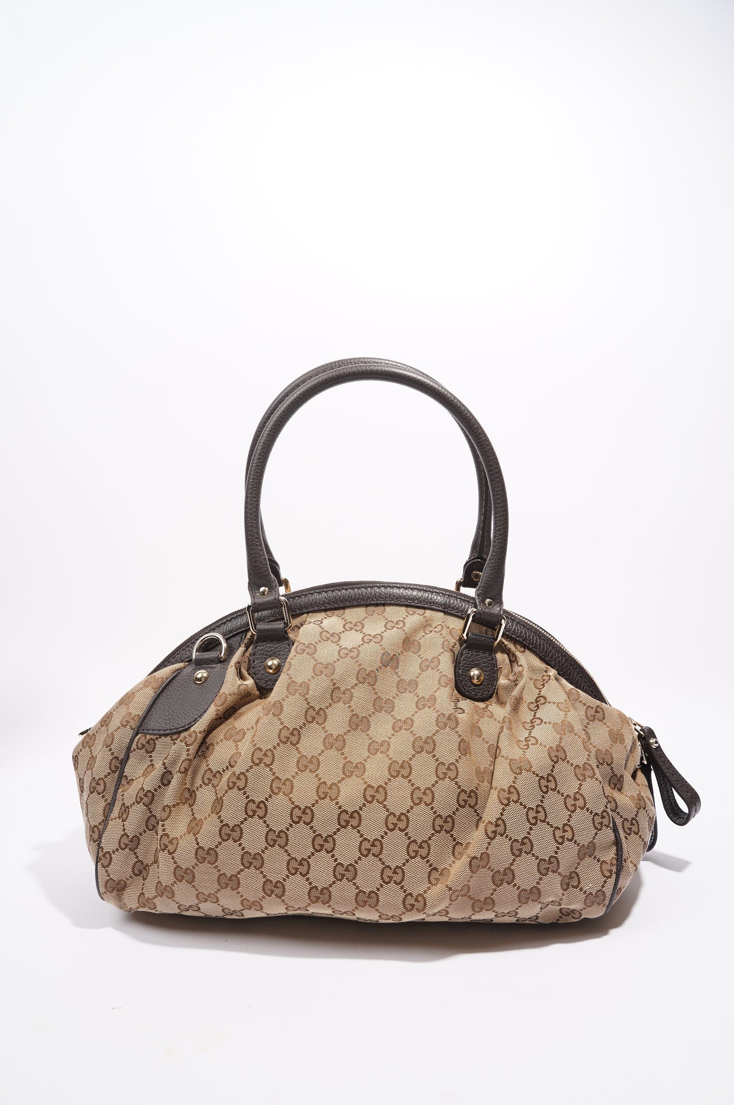 Gucci Womens Sukey Bag Supreme Canvas