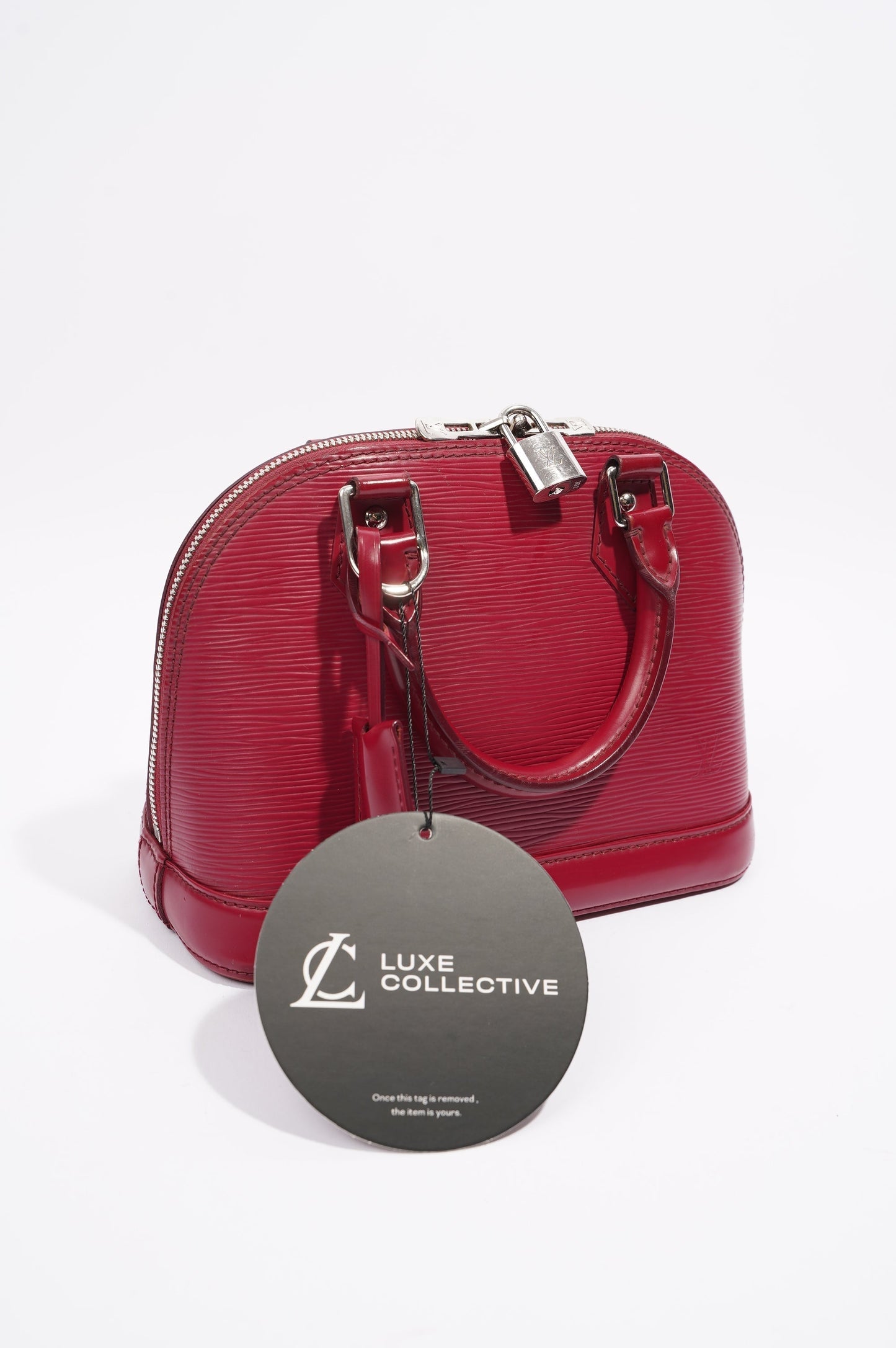 Louis Vuitton Alma Raspberry Epi Leather BB