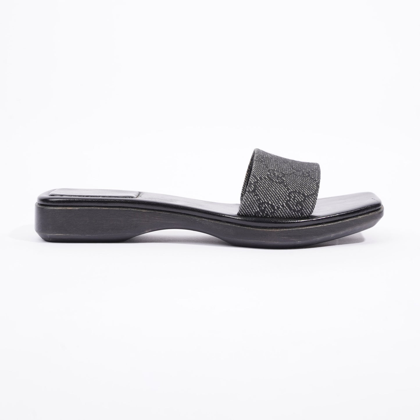 Gucci Womens GG Monogram Clog Black EU 37.5 / UK 4.5