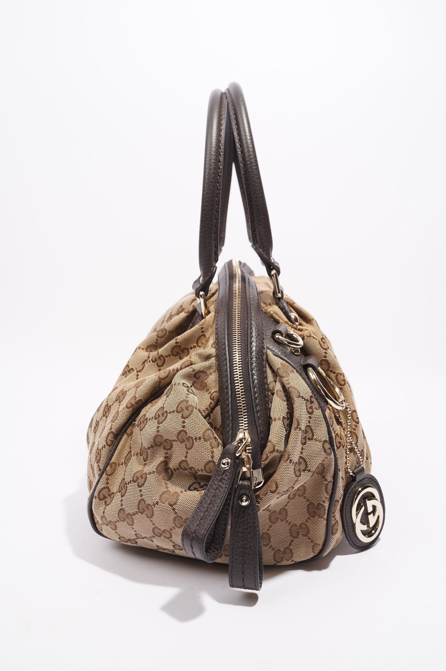Gucci Womens Sukey Bag Supreme Canvas