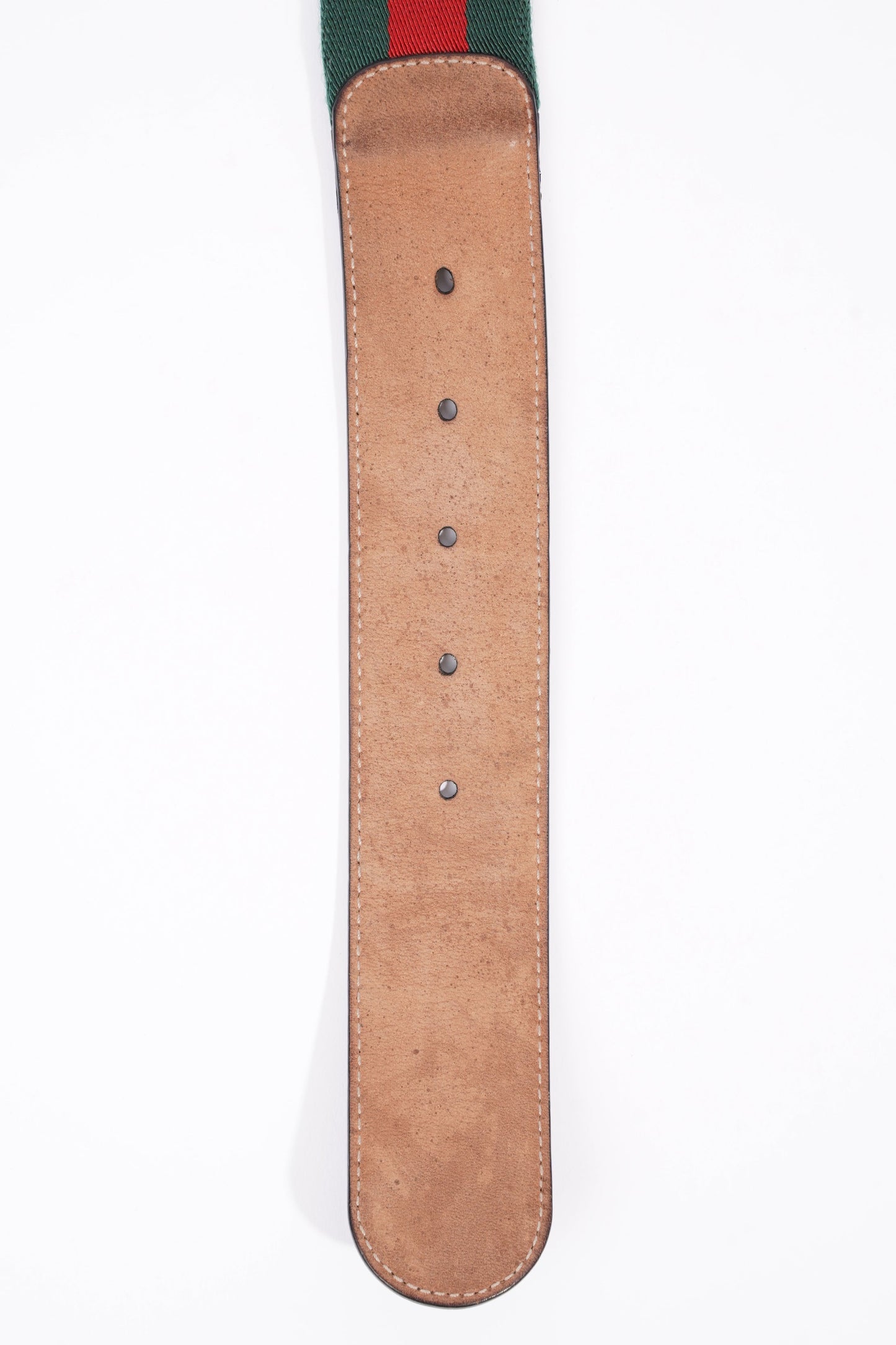 Gucci Mens Interlocking Belt Green / Red 95cm - 38"