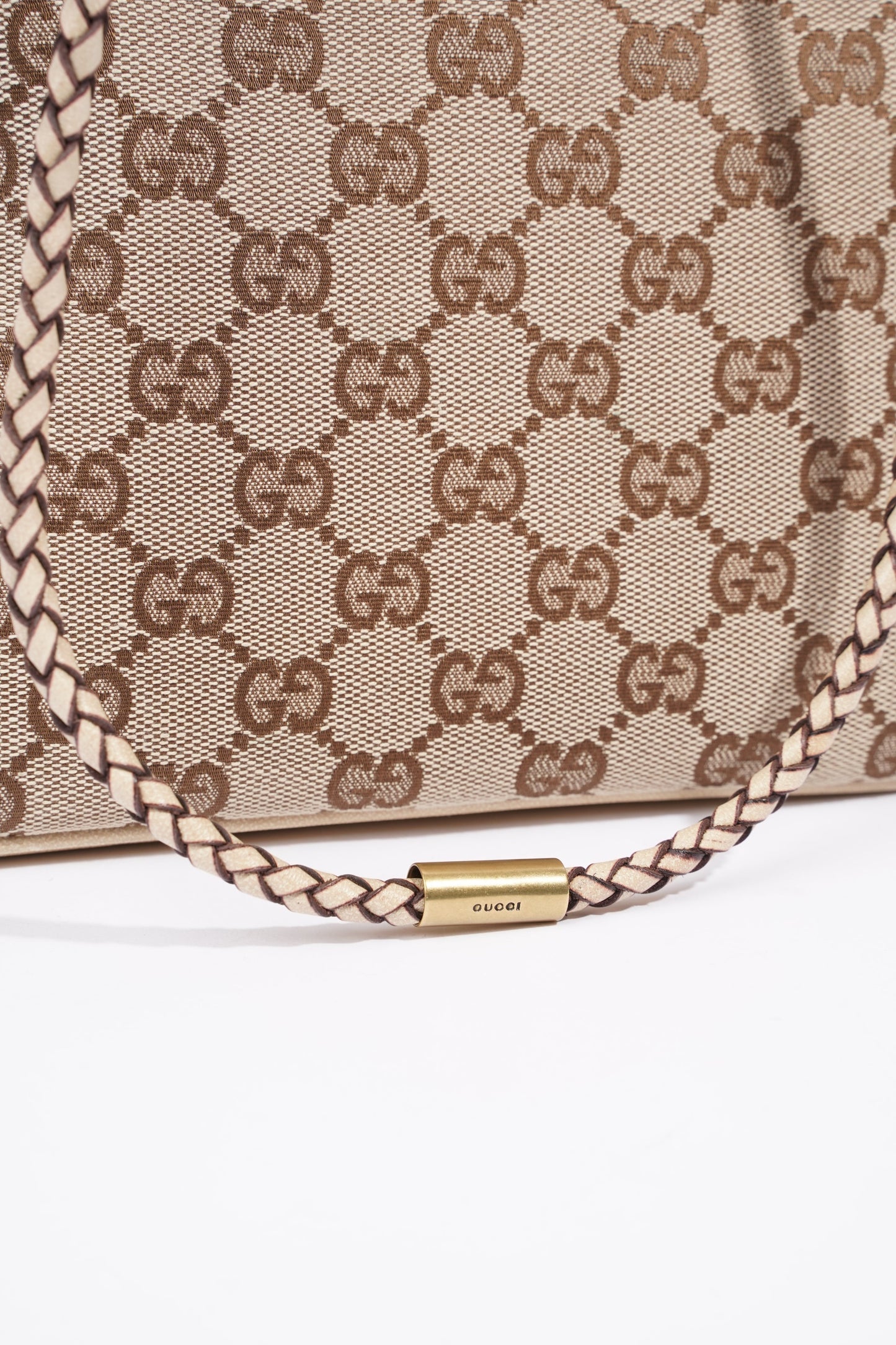 Gucci Womens Gifford Tote Bag Supreme Canvas