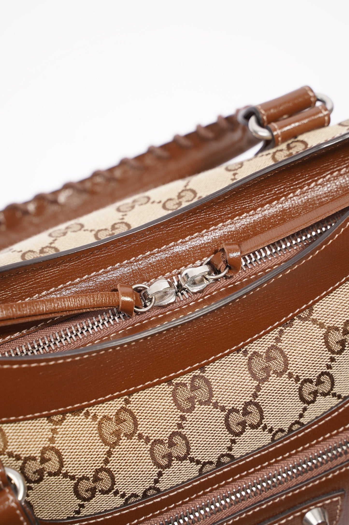 Gucci X Balenciaga Hacker Project GG Neo Classic Bag Brown Medium