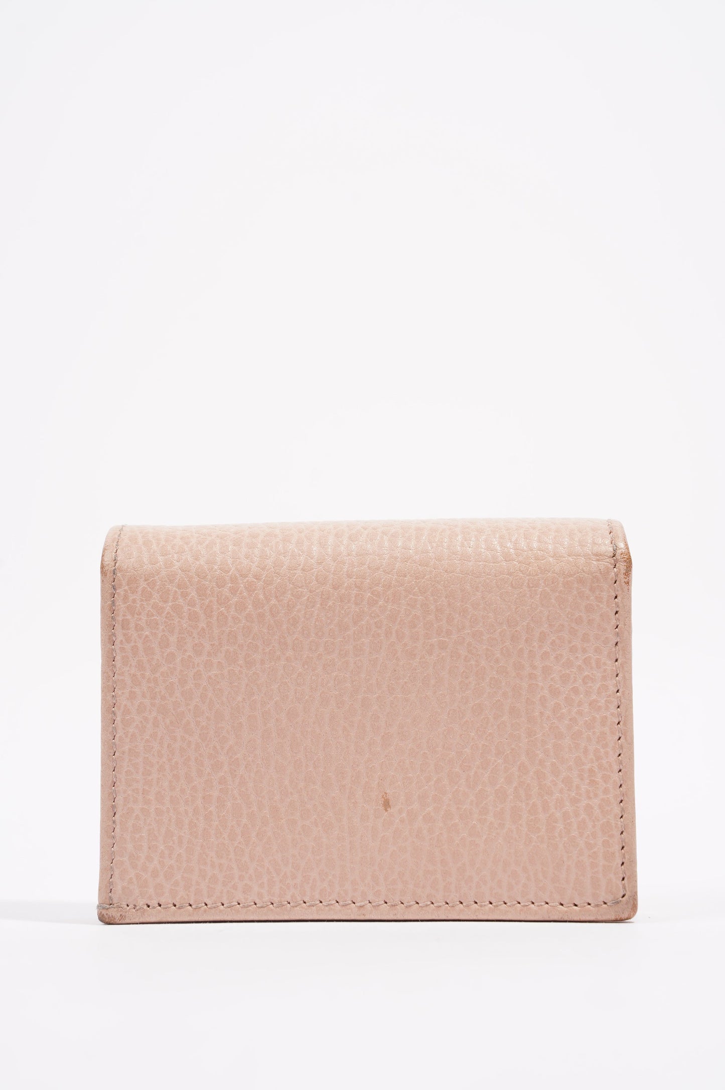 Gucci Womens Card Case GG Marmont Nude