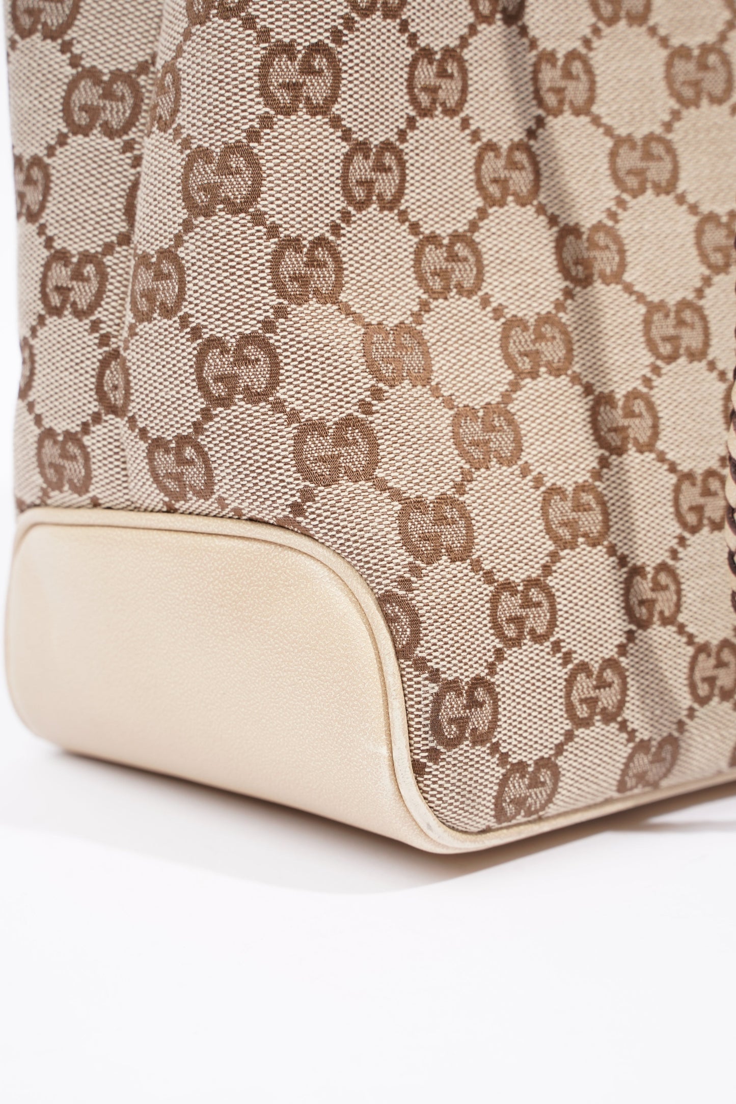 Gucci Womens Gifford Tote Bag Supreme Canvas