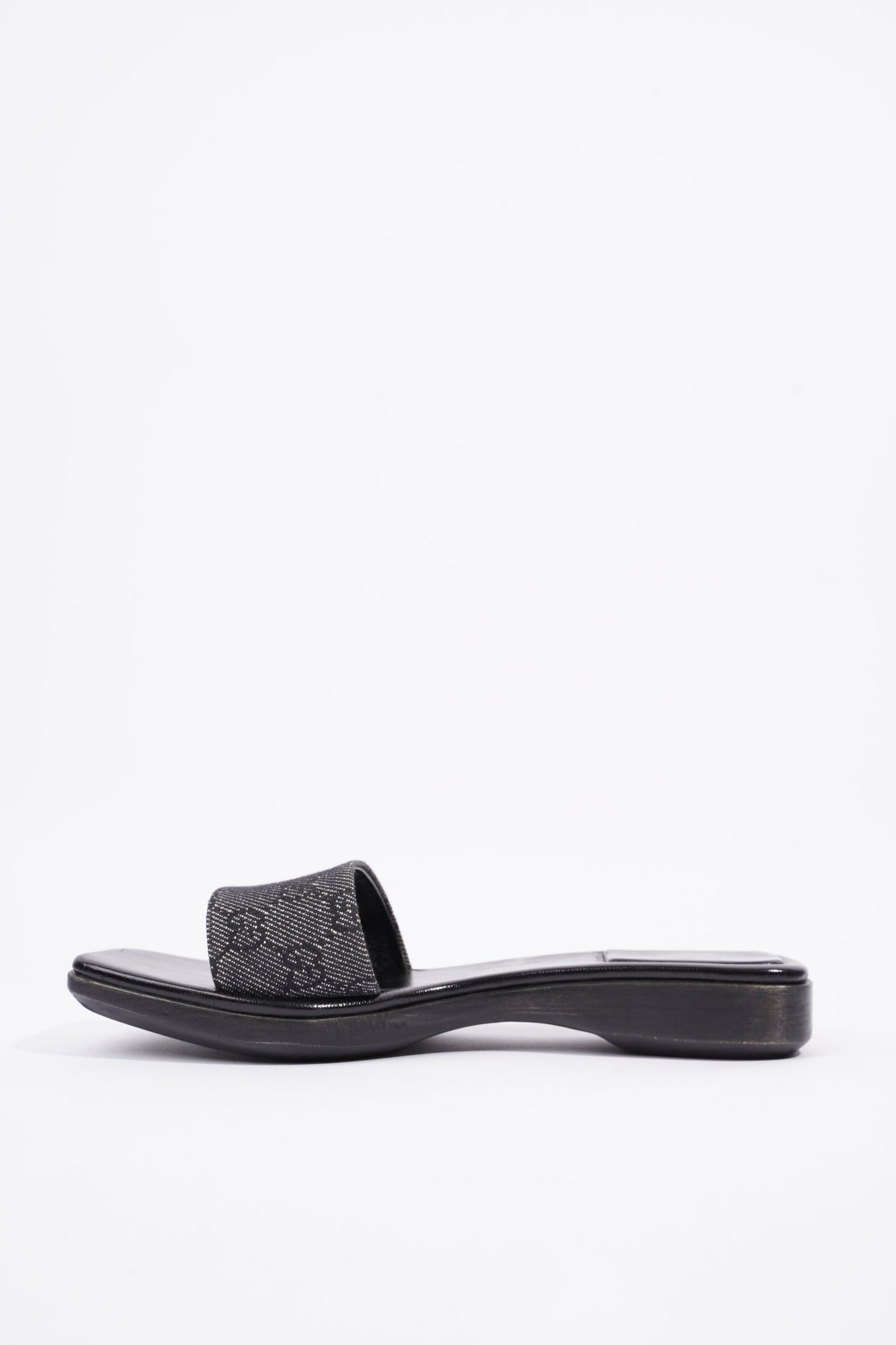 Gucci Womens GG Monogram Clog Black EU 37.5 / UK 4.5