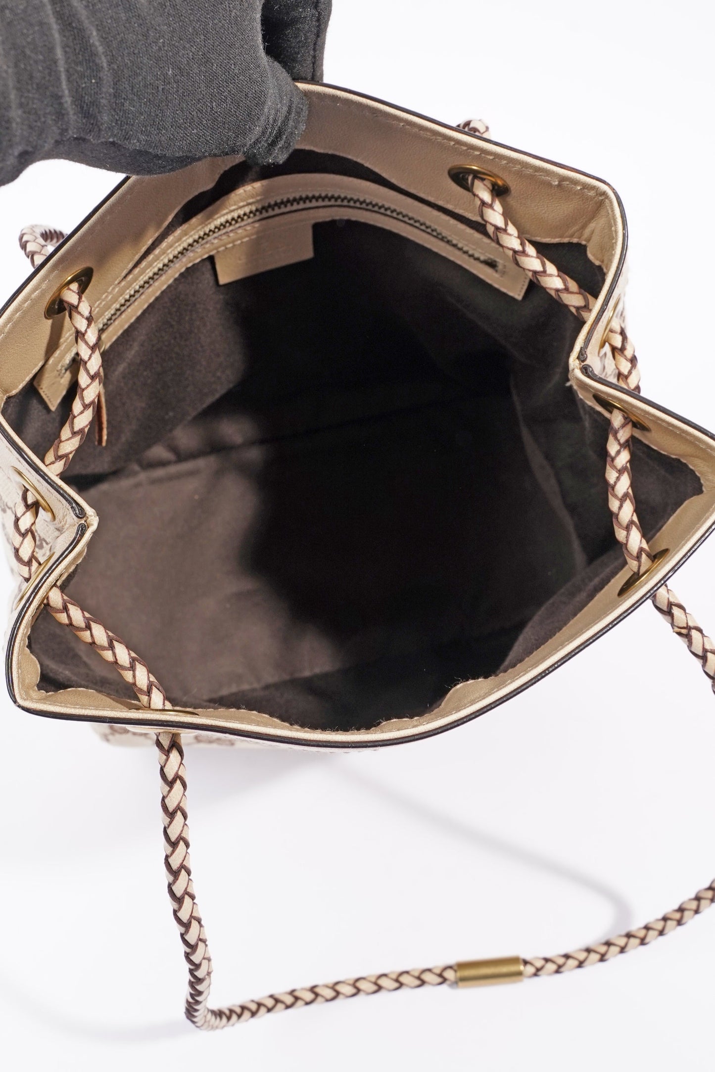Gucci Womens Gifford Tote Bag Supreme Canvas