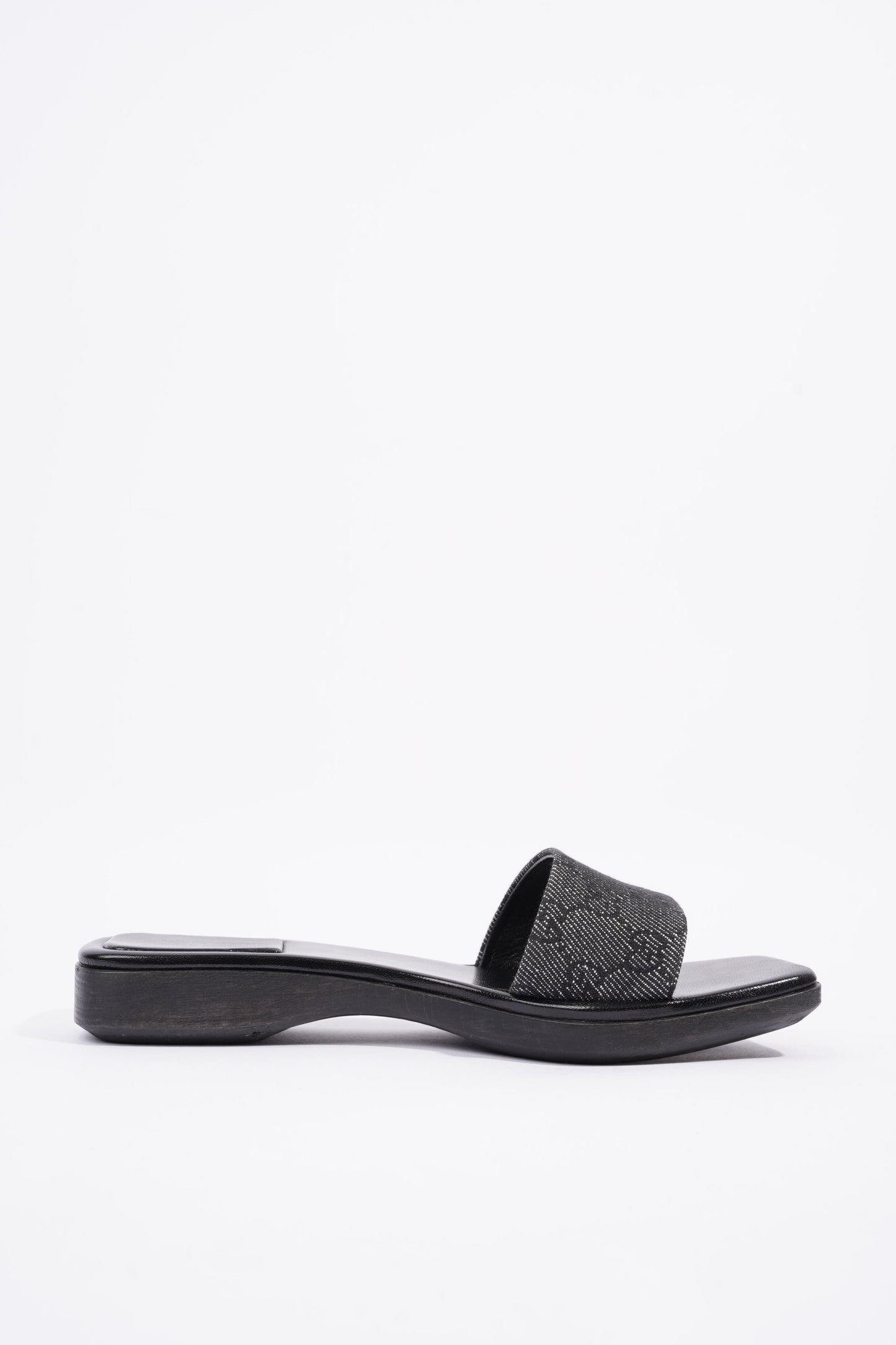 Gucci Womens GG Monogram Clog Black EU 37.5 / UK 4.5