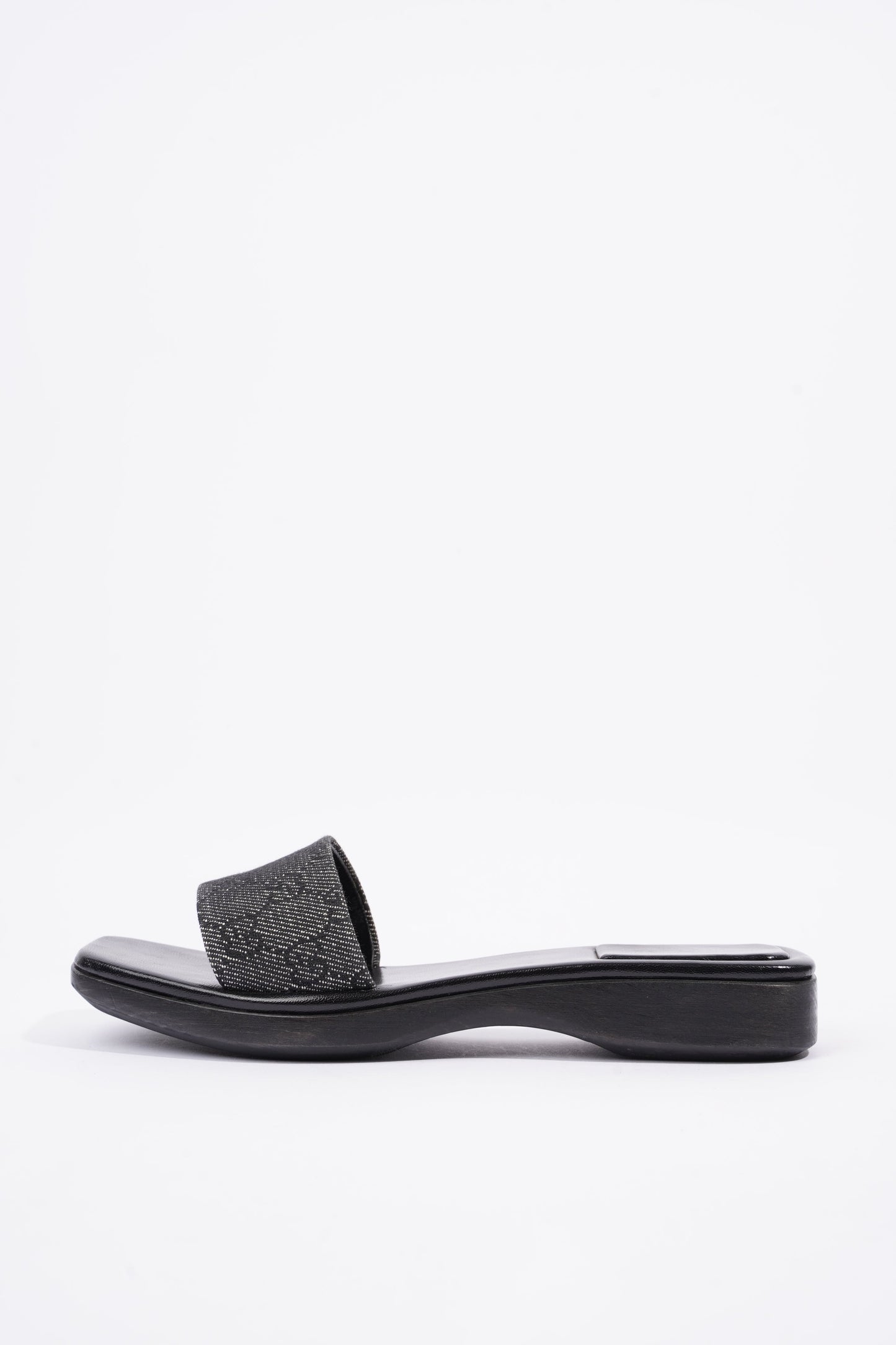 Gucci Womens GG Monogram Clog Black EU 37.5 / UK 4.5