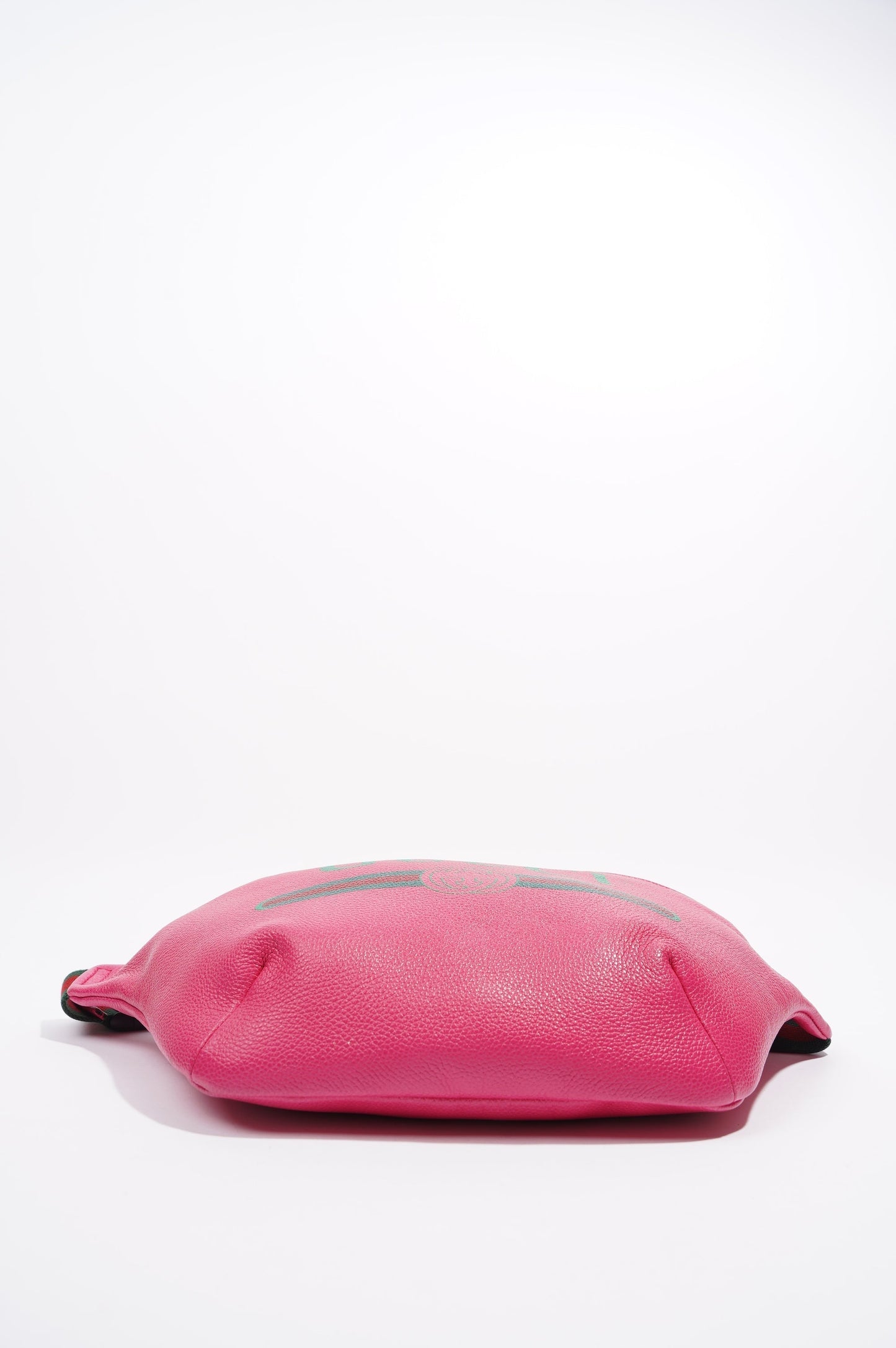 Gucci Womens Logo Belt Bag Pink Leather
