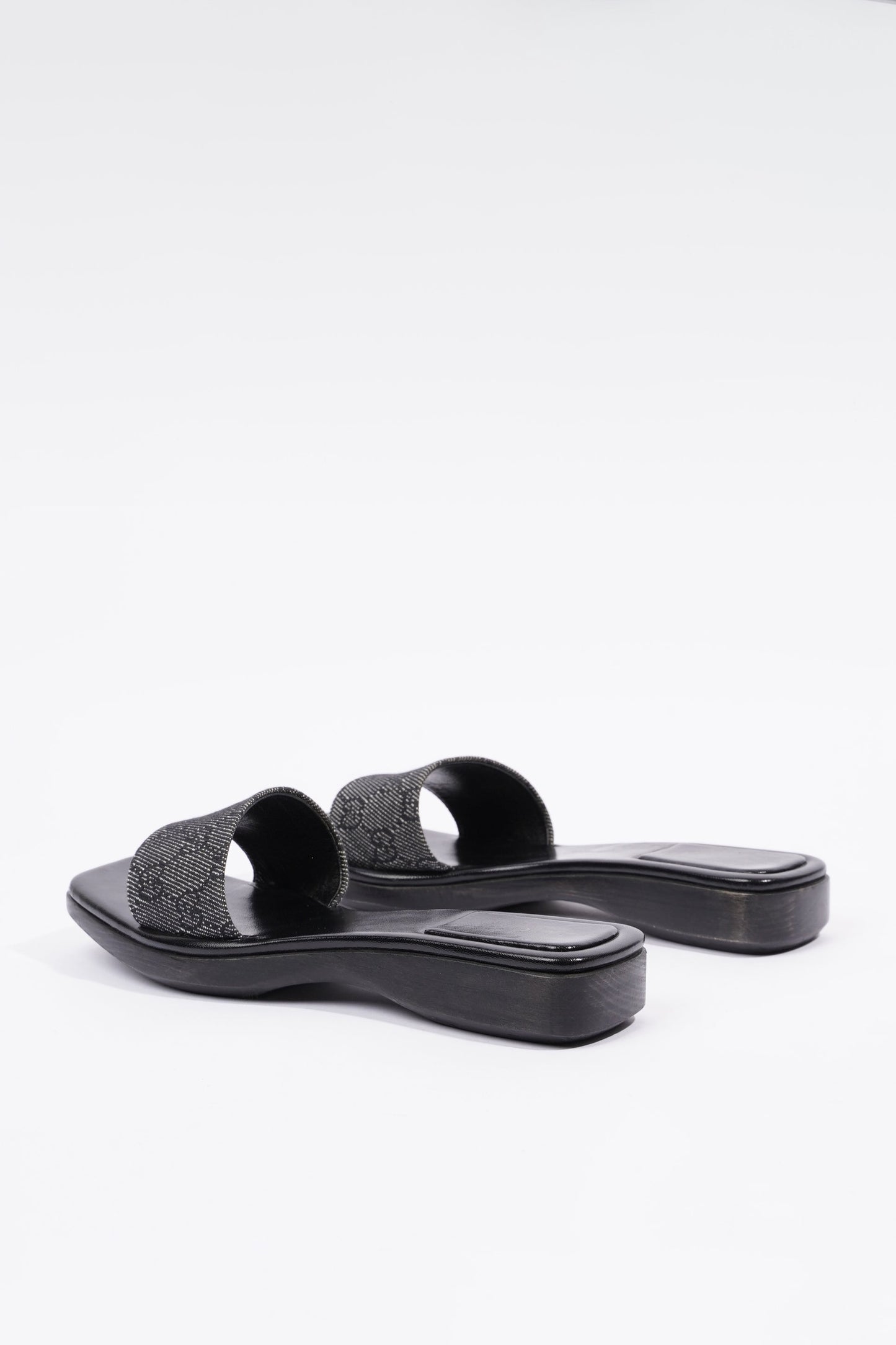 Gucci Womens GG Monogram Clog Black EU 37.5 / UK 4.5