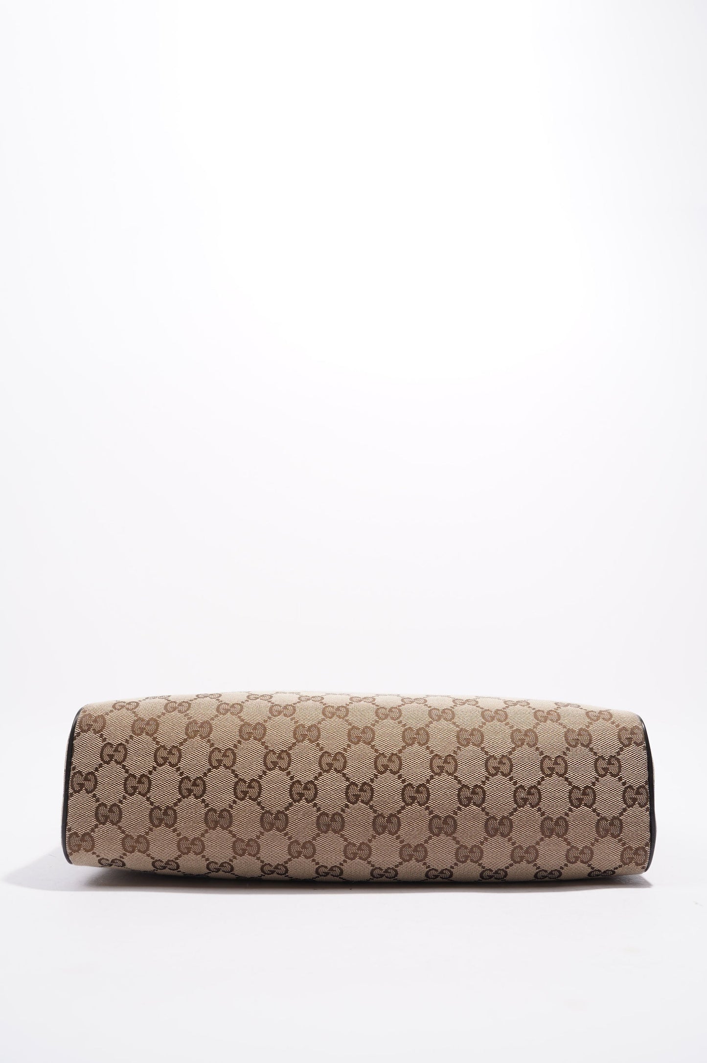 Gucci Mens Messenger Crossbody Bag Brown Canvas