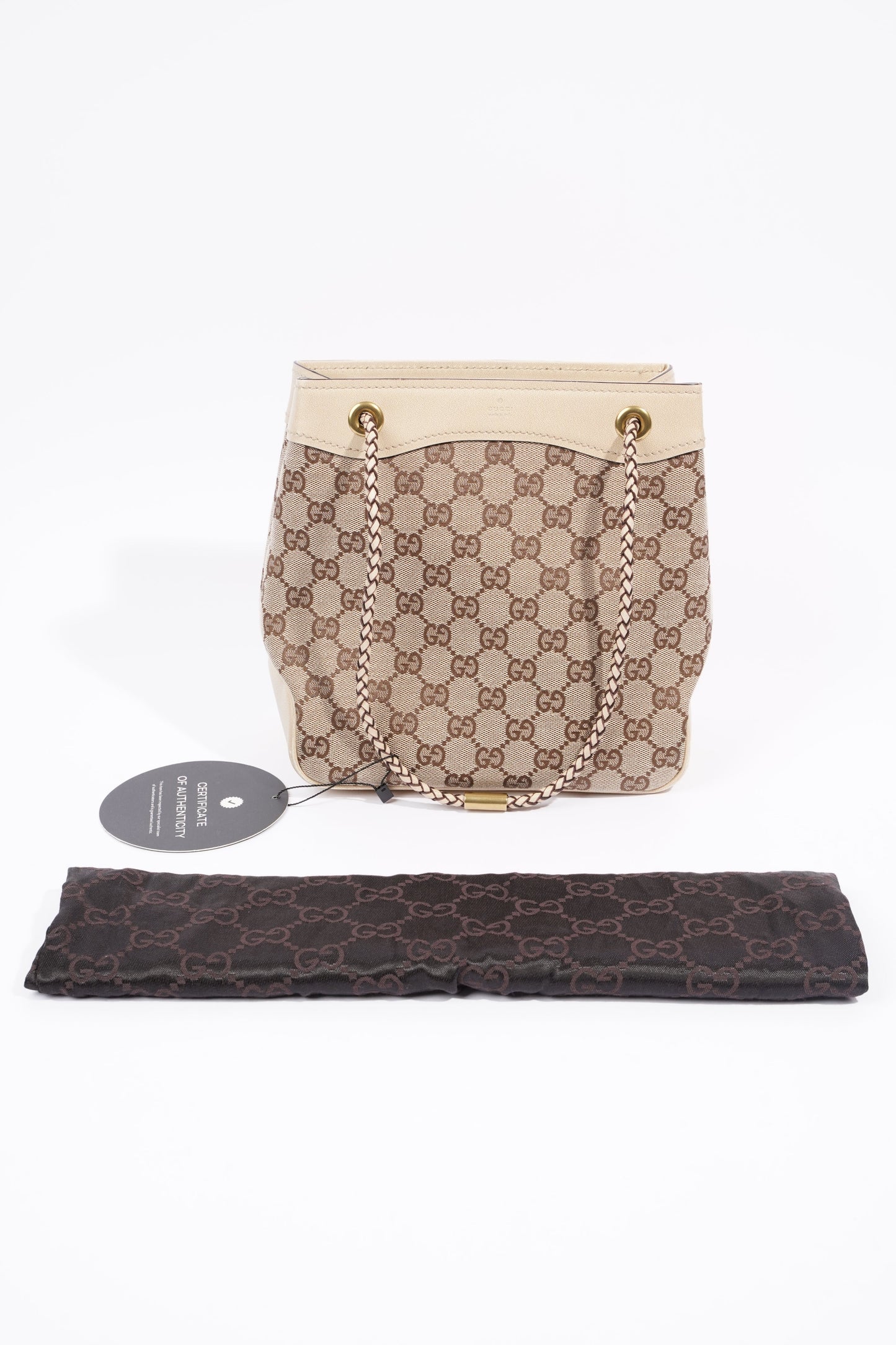 Gucci Womens Gifford Tote Bag Supreme Canvas