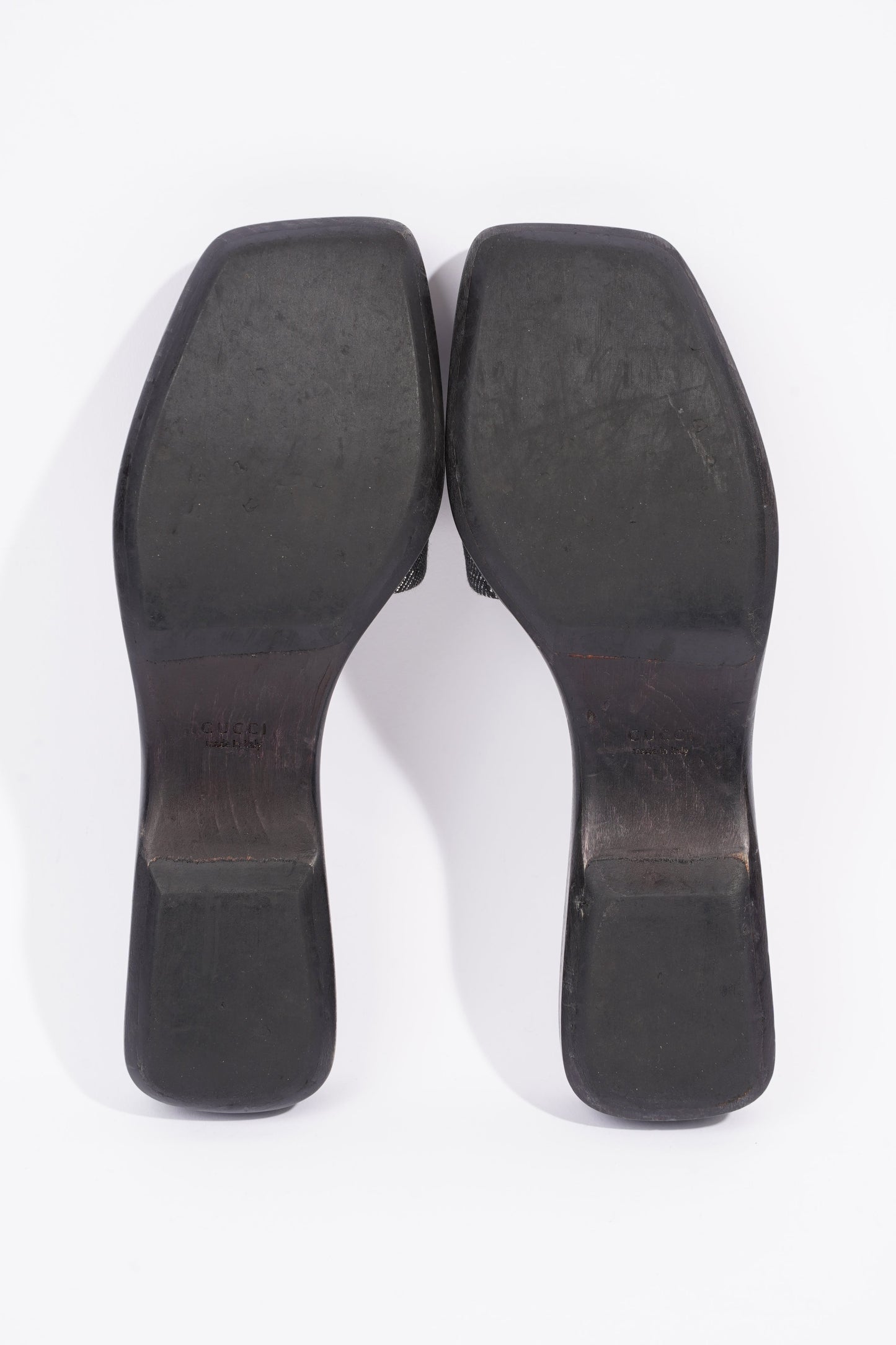 Gucci Womens GG Monogram Clog Black EU 37.5 / UK 4.5