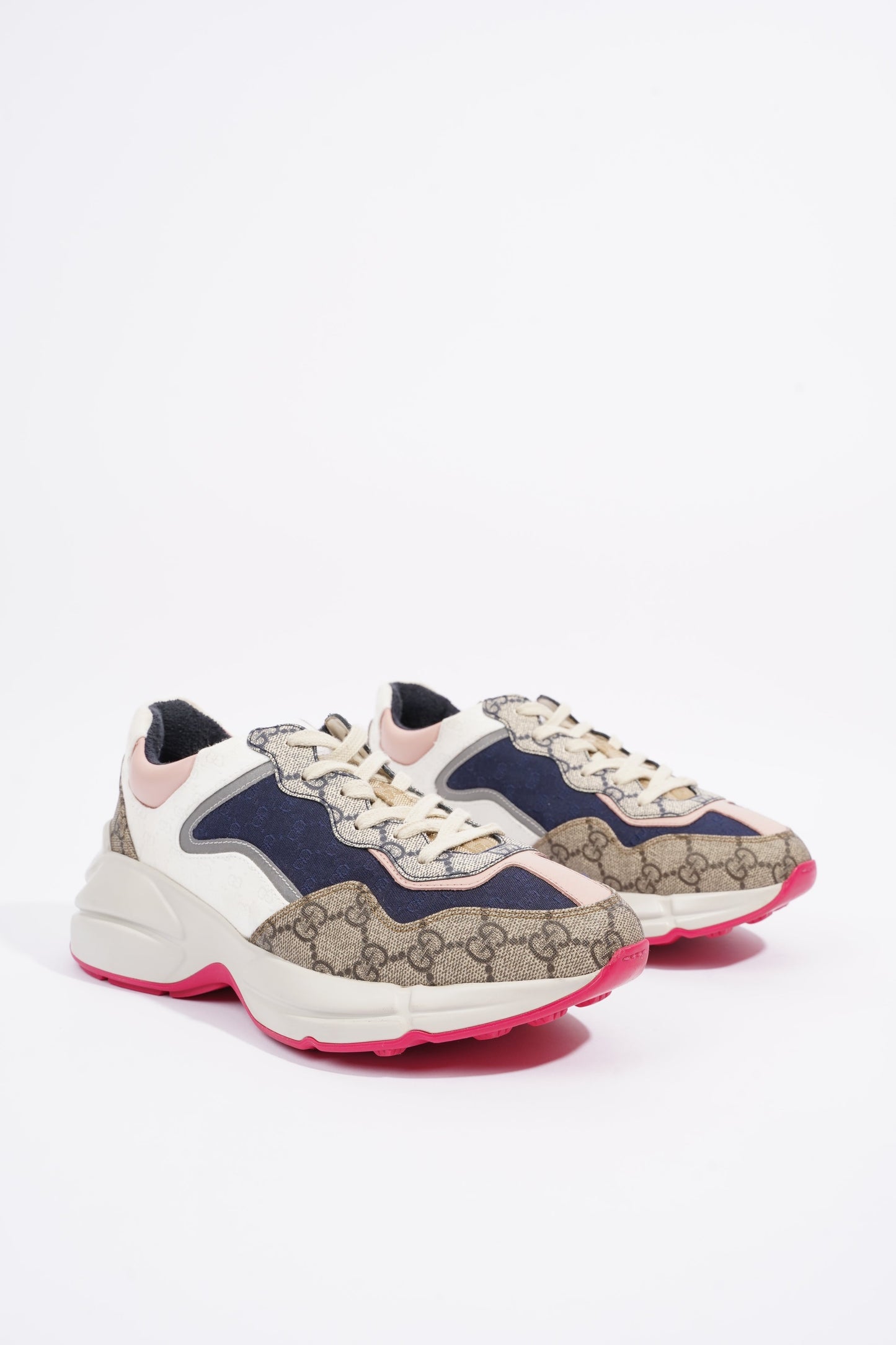 Gucci Womens Rhyton Supreme / Blue / Pink EU 38.5 / UK 5.5