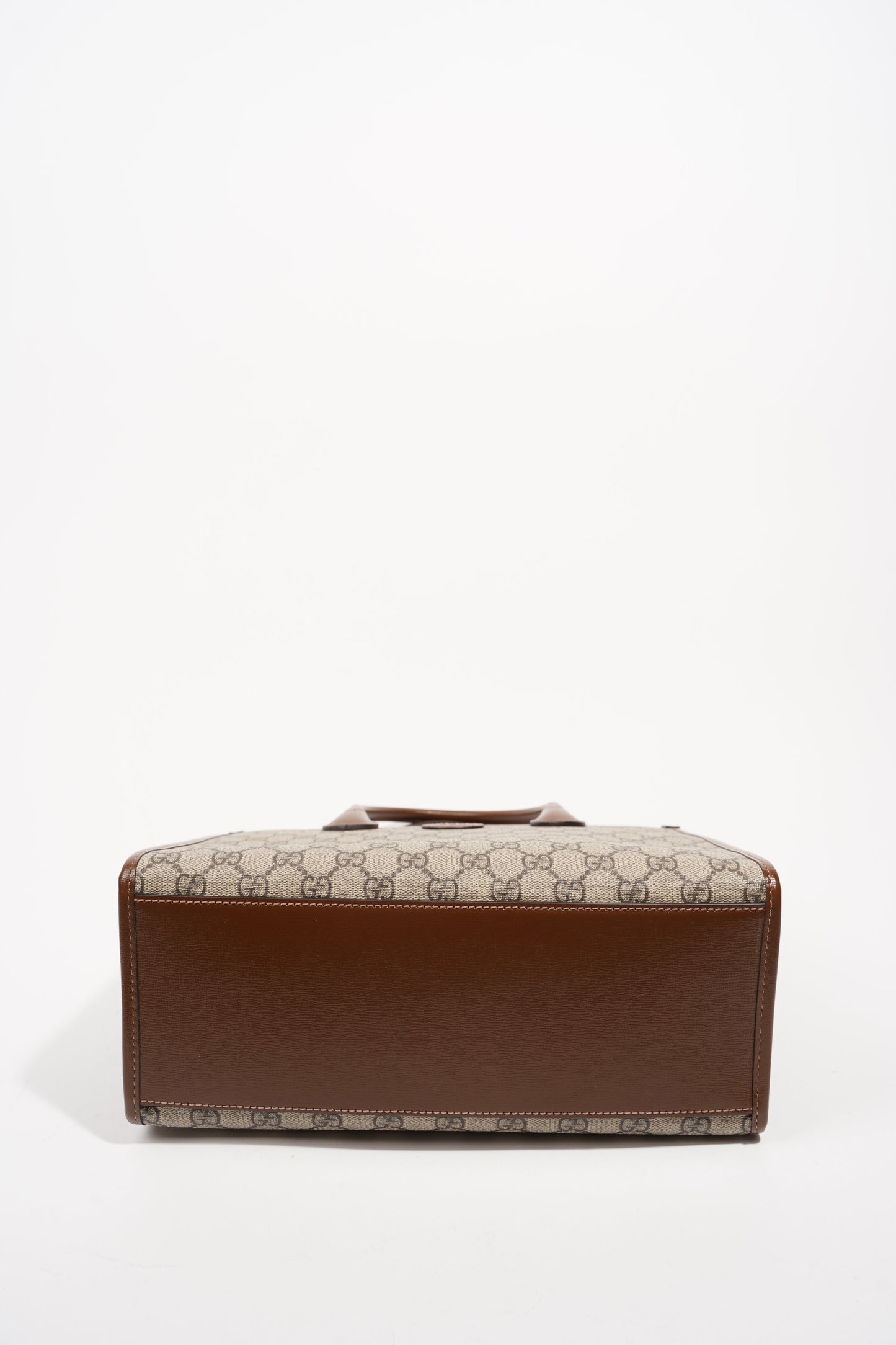 Gucci Womens Top Handle GG Tote Supreme Small