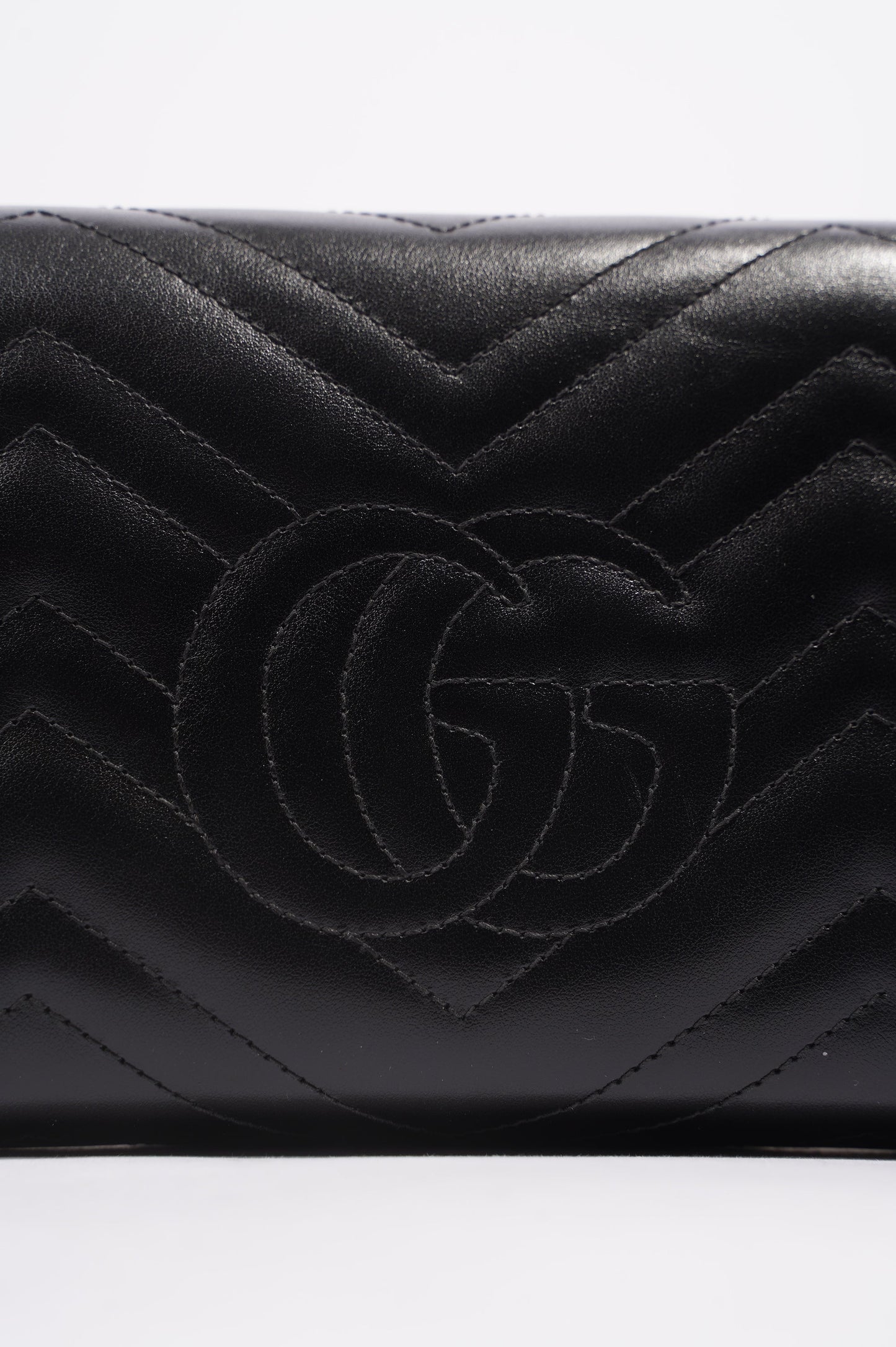 Gucci Womens GG Marmont Bag Black Matelasse Mini