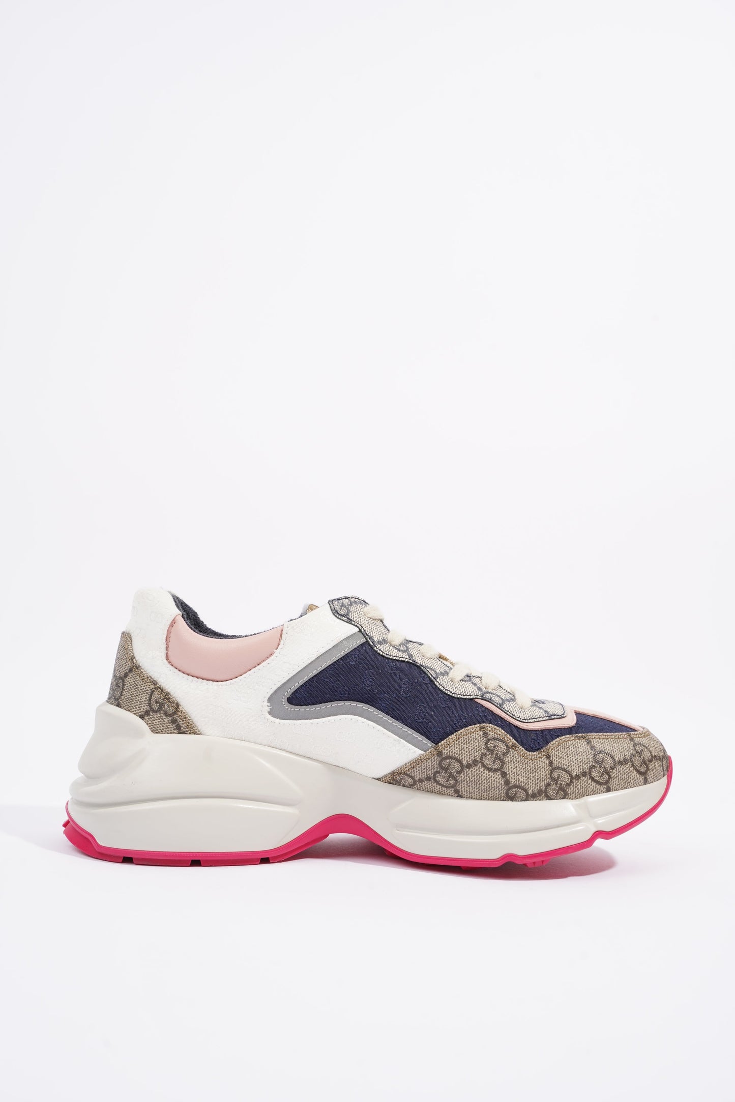 Gucci Womens Rhyton Supreme / Blue / Pink EU 38.5 / UK 5.5