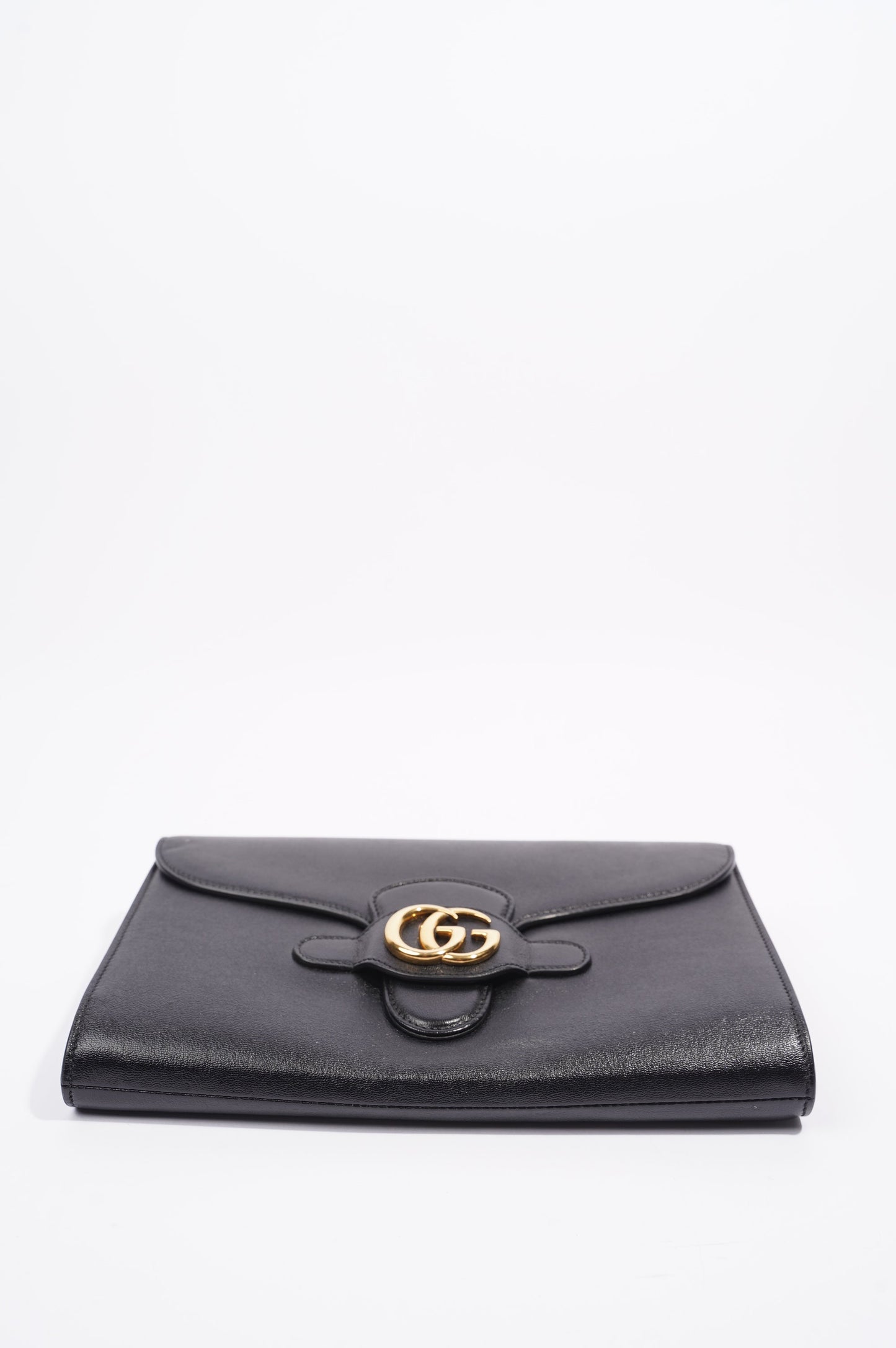 Gucci Womens Marmont Clutch Bag Black / Gold