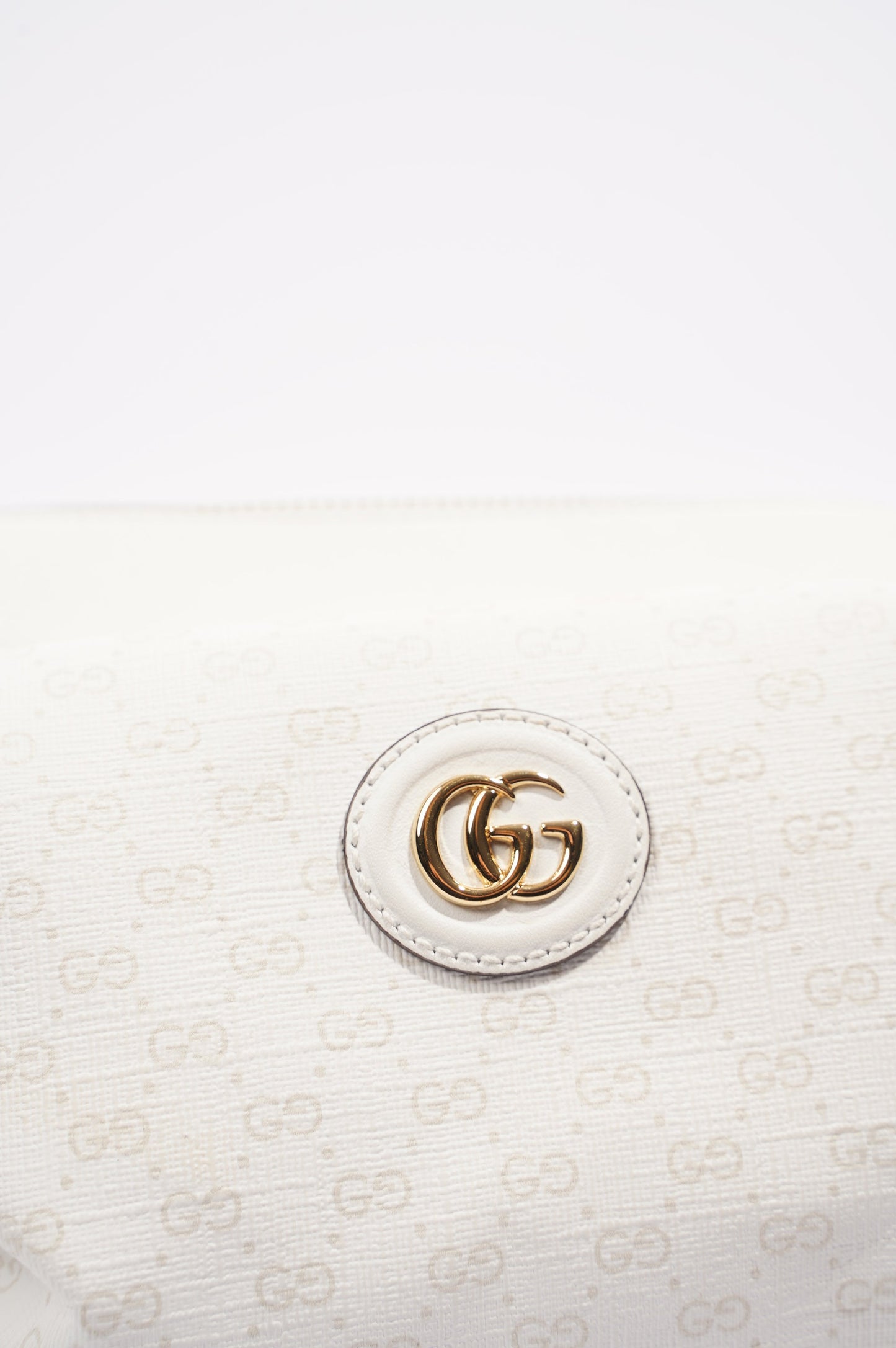 Gucci Womens GG New Candy White Canvas