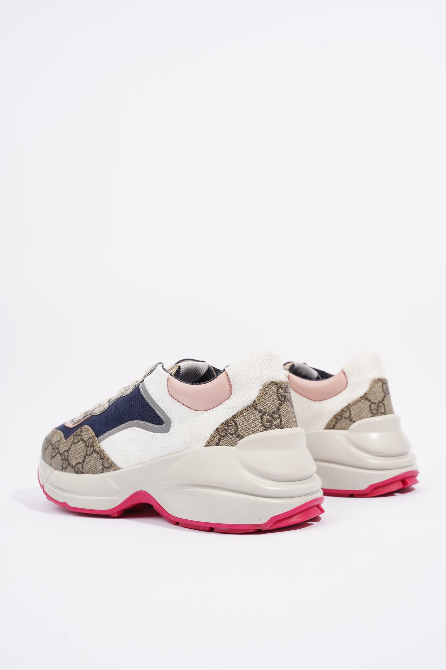 Gucci Womens Rhyton Supreme / Blue / Pink EU 38.5 / UK 5.5