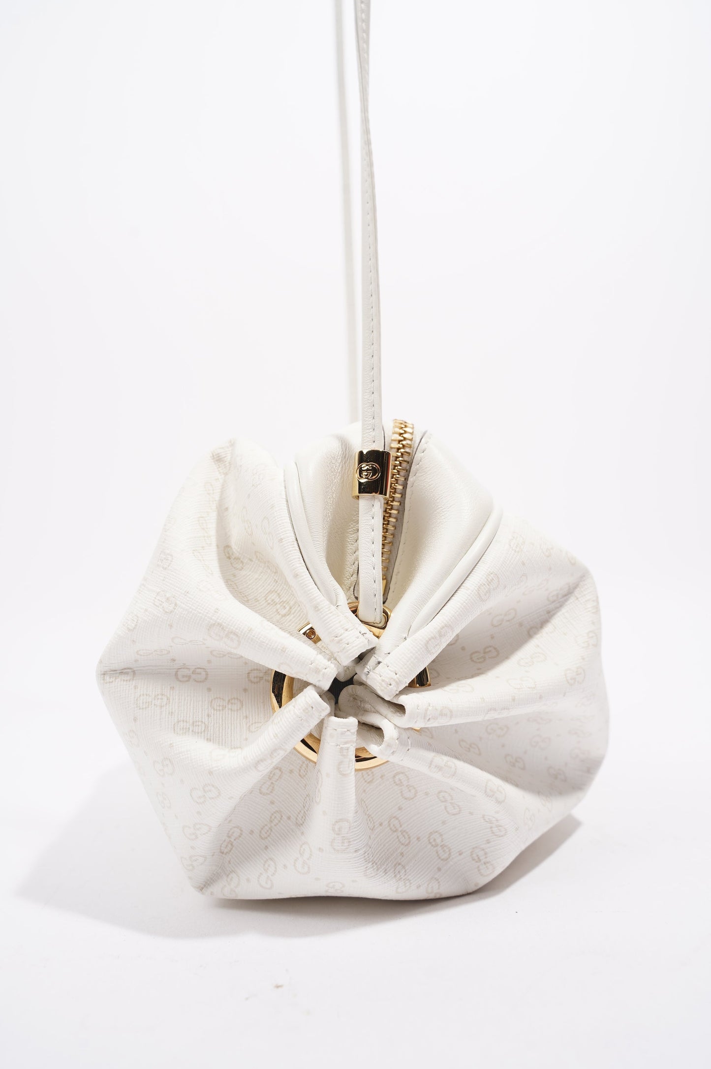 Gucci Womens GG New Candy White Canvas
