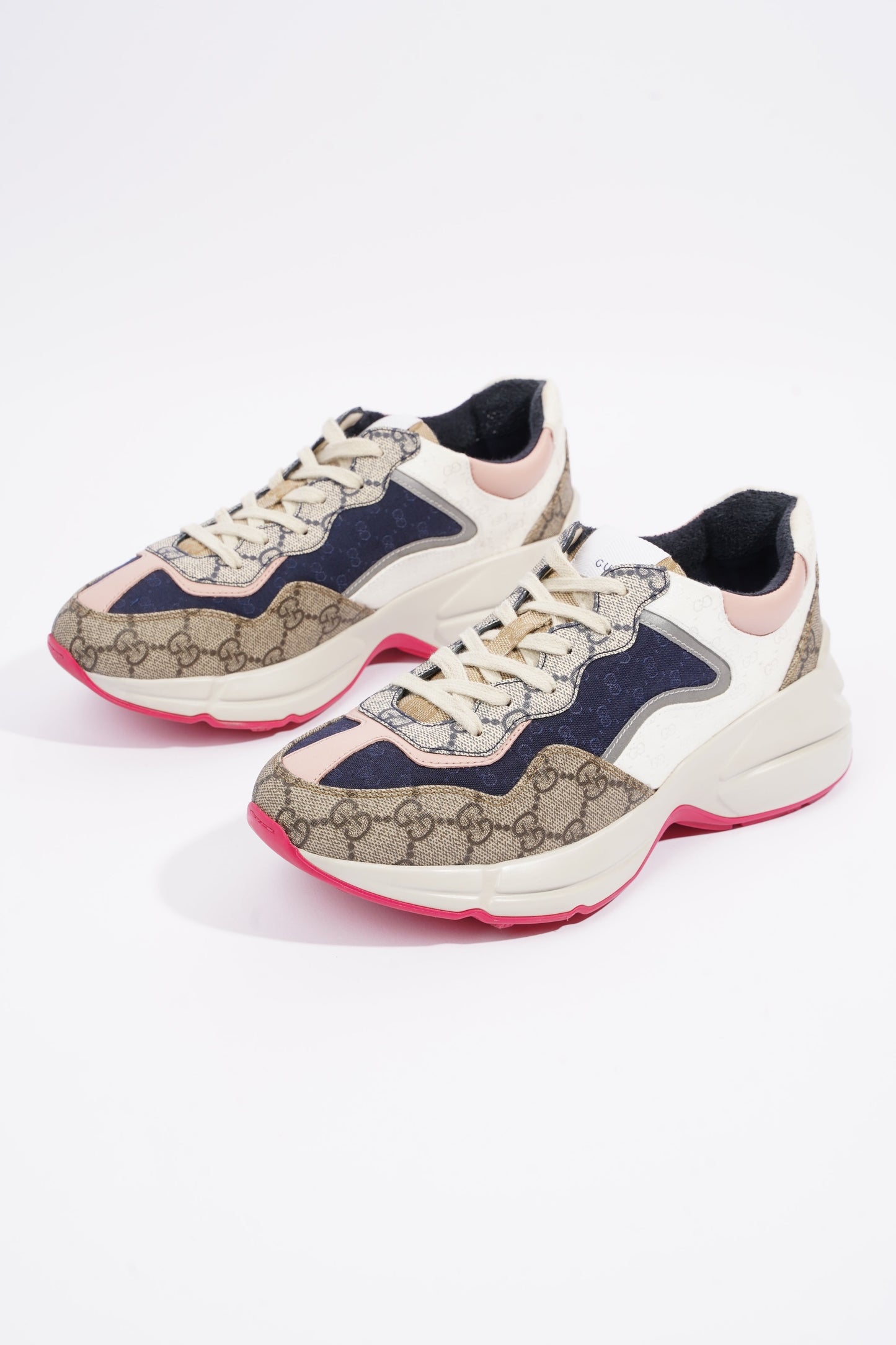 Gucci Womens Rhyton Supreme / Blue / Pink EU 38.5 / UK 5.5