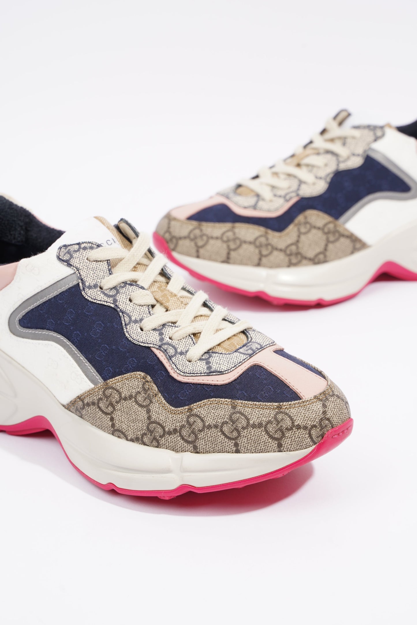 Gucci Womens Rhyton Supreme / Blue / Pink EU 38.5 / UK 5.5