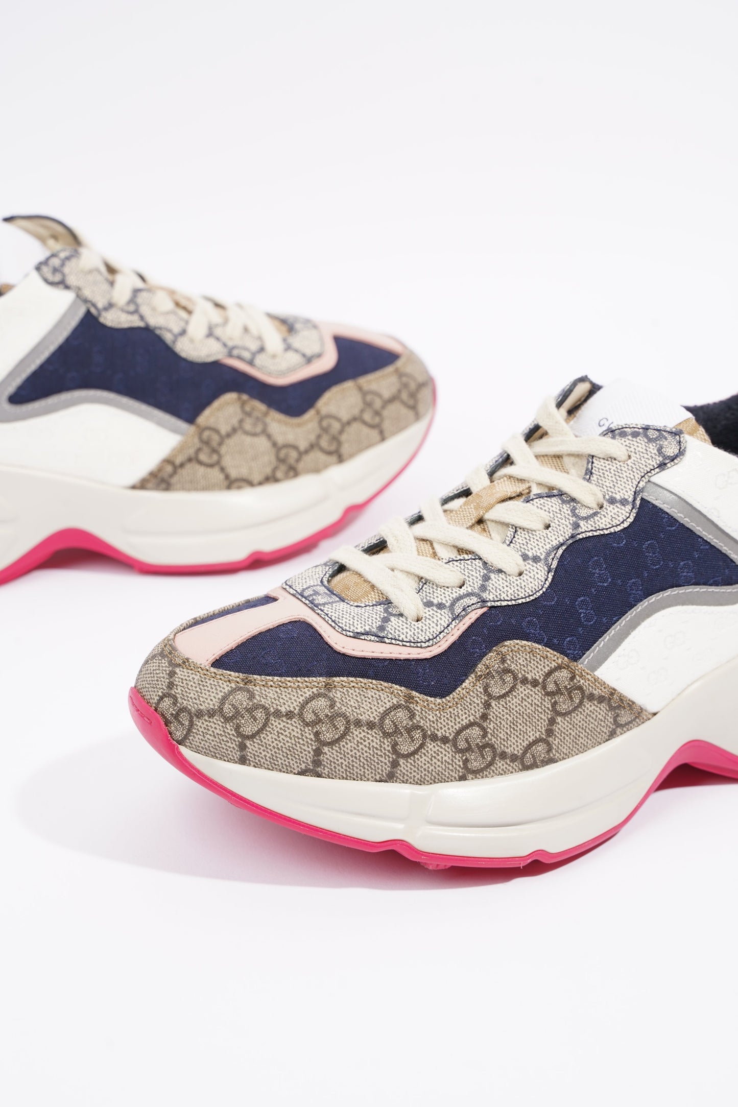 Gucci Womens Rhyton Supreme / Blue / Pink EU 38.5 / UK 5.5