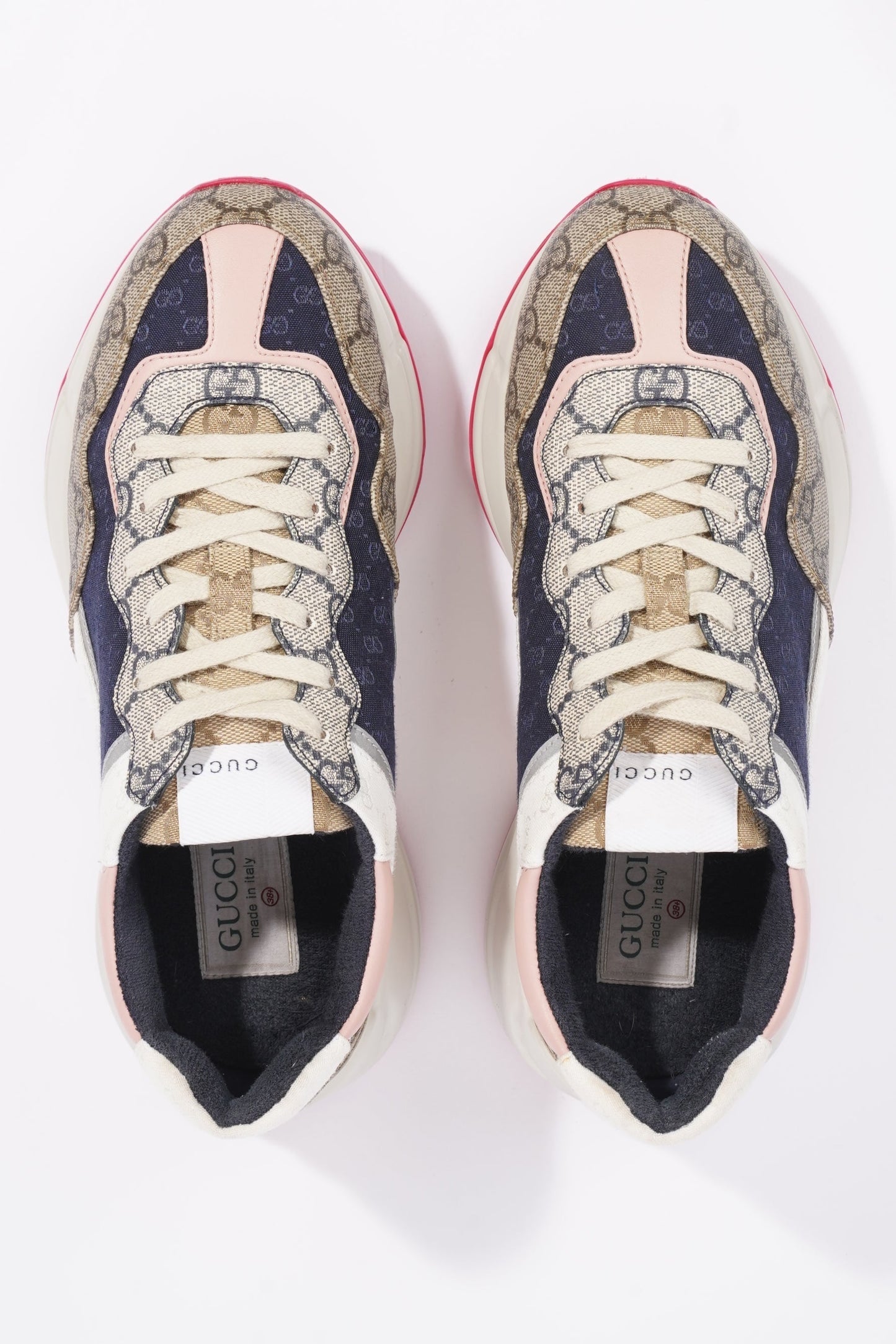 Gucci Womens Rhyton Supreme / Blue / Pink EU 38.5 / UK 5.5