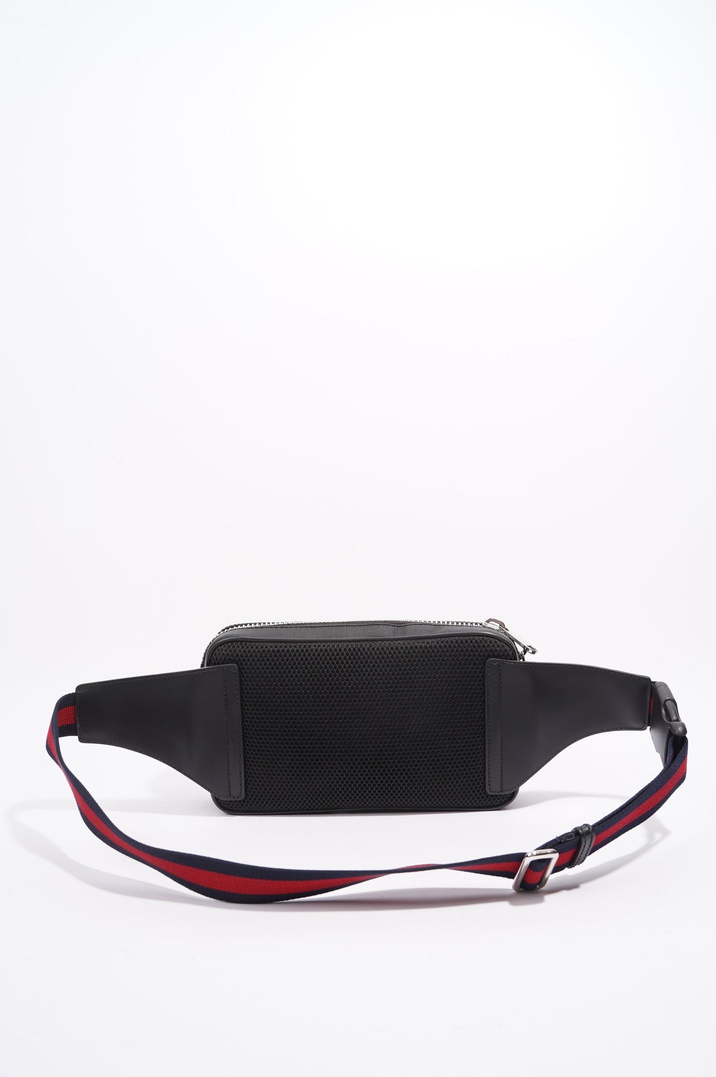 Gucci Mens GG Belt Bag Grey Canvas