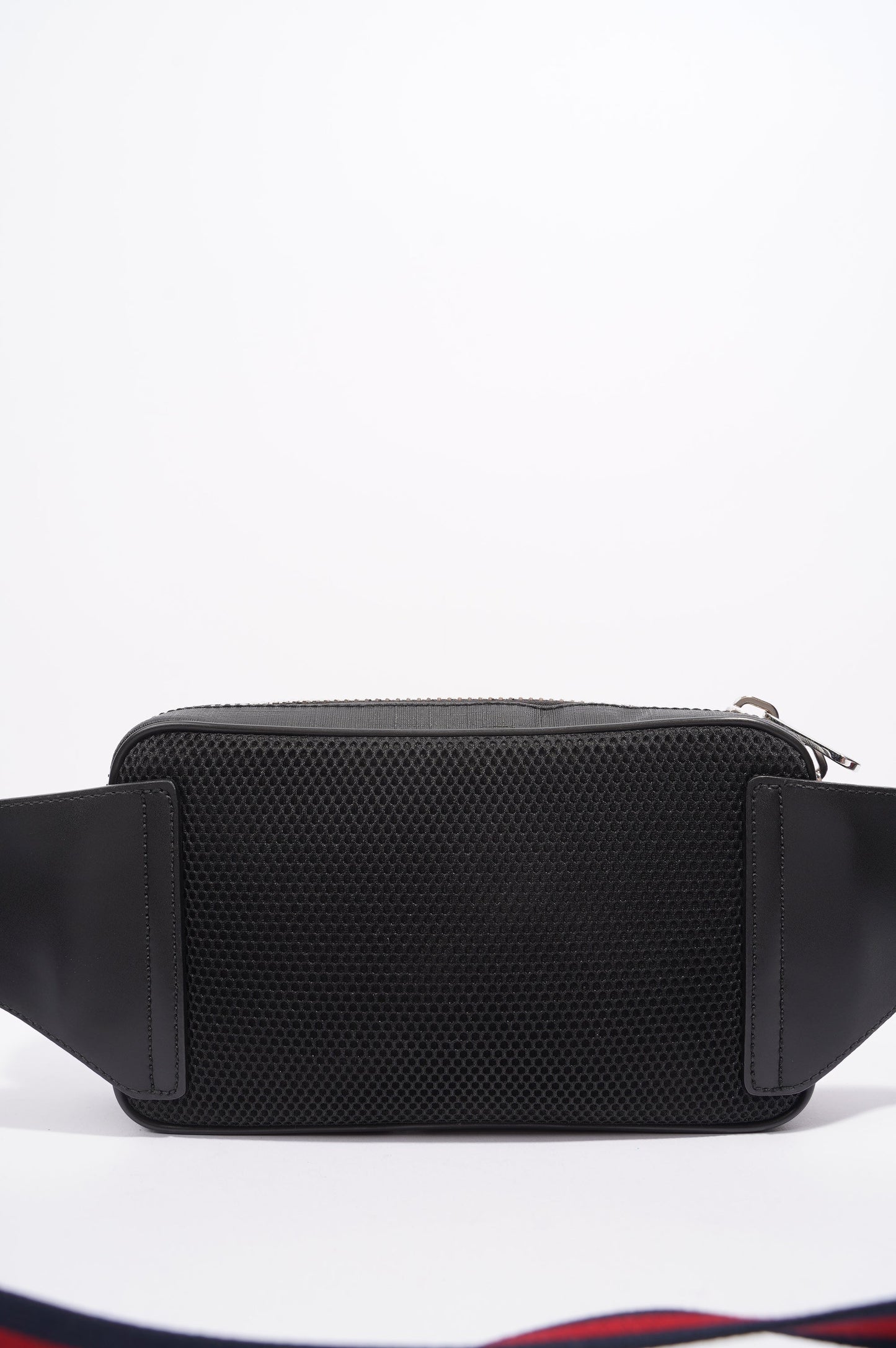 Gucci Mens GG Belt Bag Grey Canvas