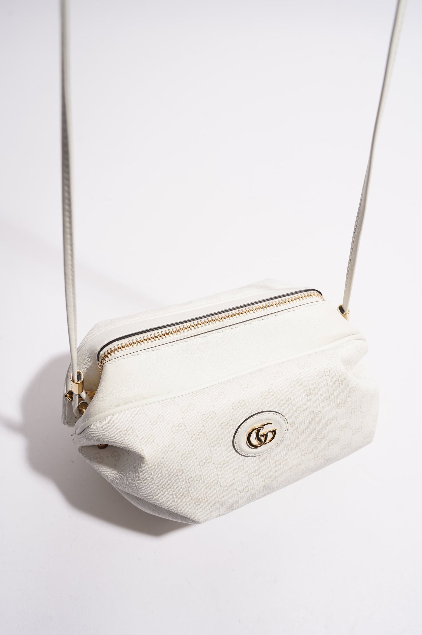Gucci Womens GG New Candy White Canvas