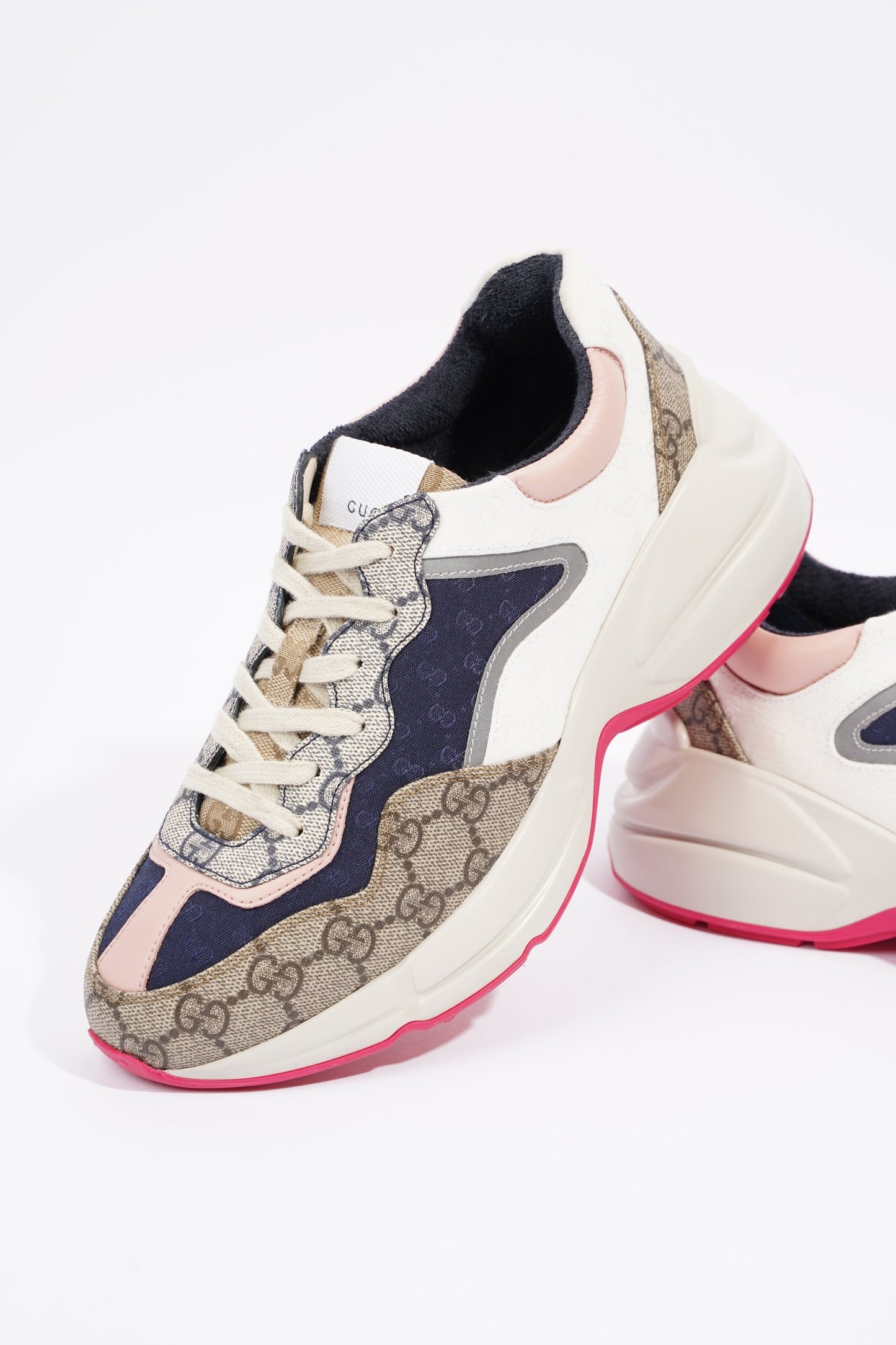 Gucci Womens Rhyton Supreme / Blue / Pink EU 38.5 / UK 5.5
