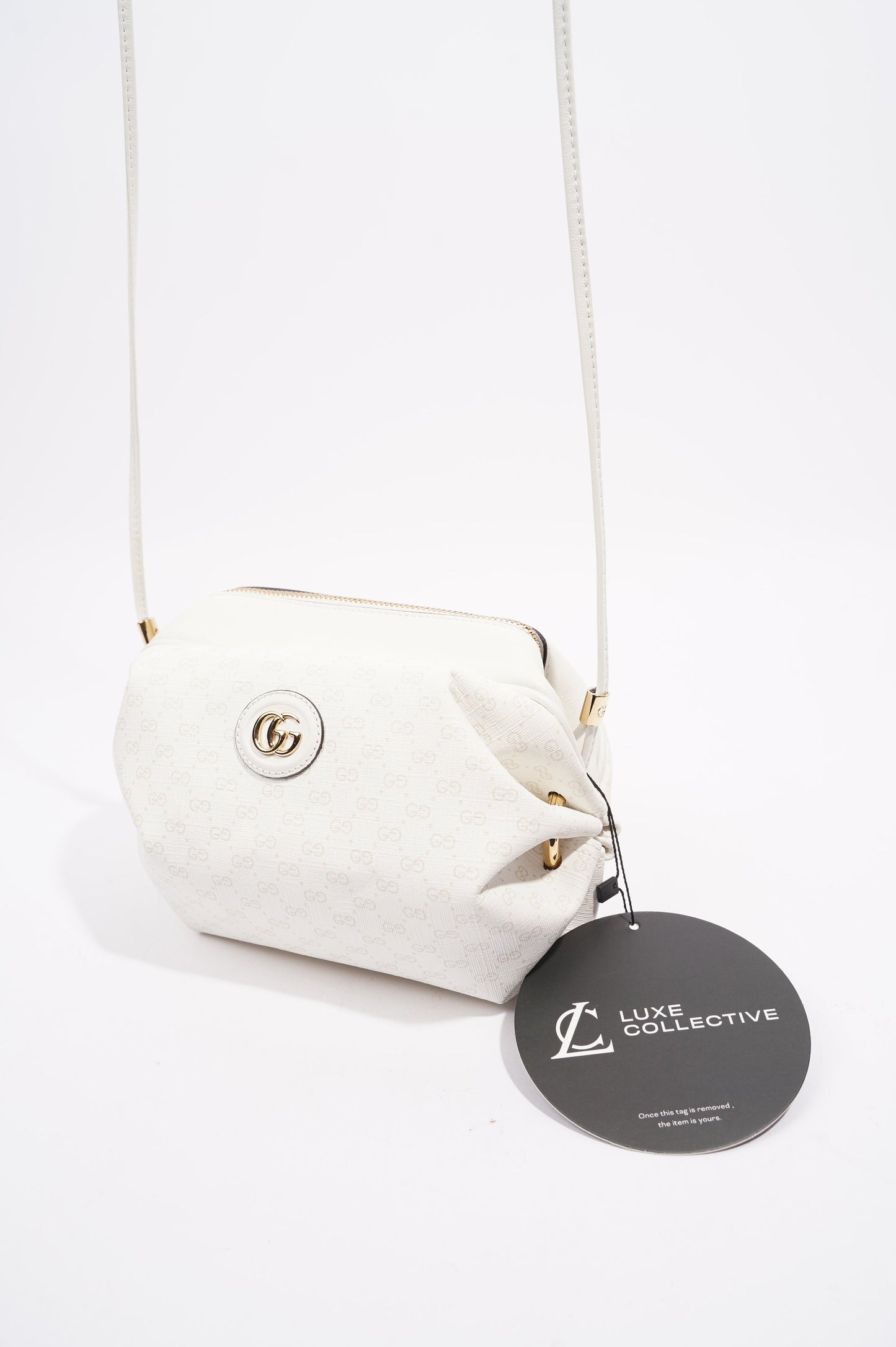 Gucci Womens GG New Candy White Canvas