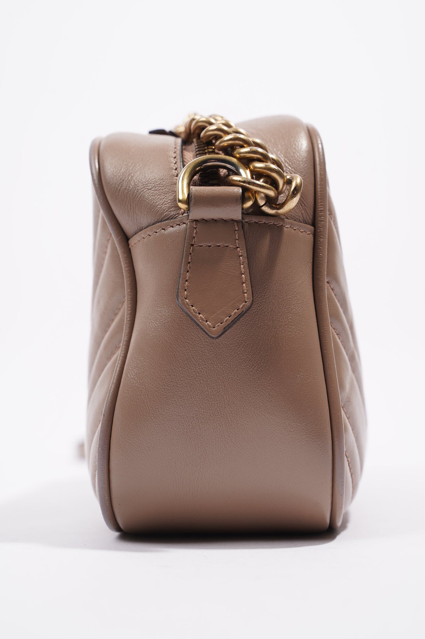 Gucci Womens Marmont Zip Nude Small