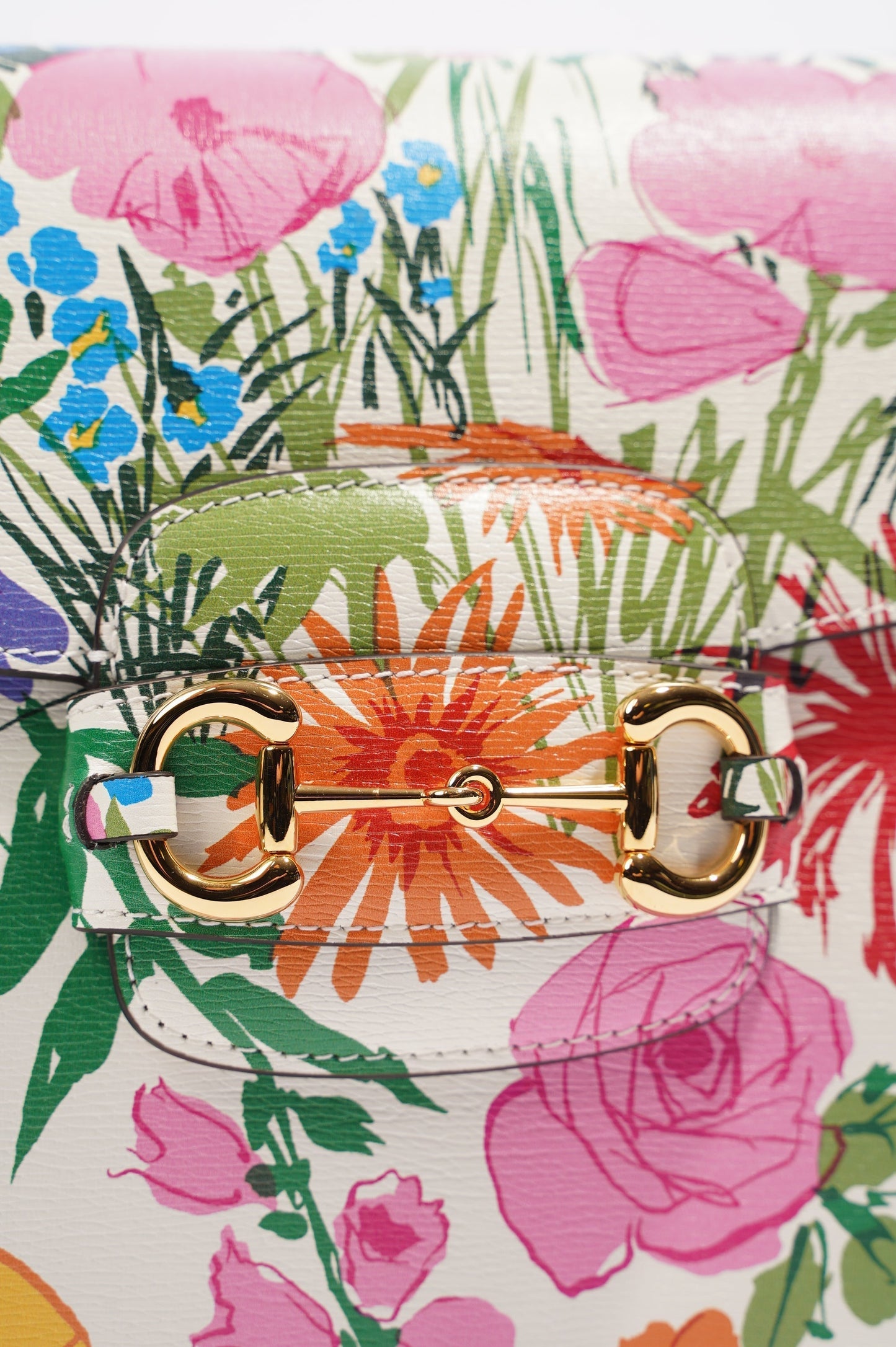 Gucci x Ken Scott Womens Horsebit Floral Multicolour