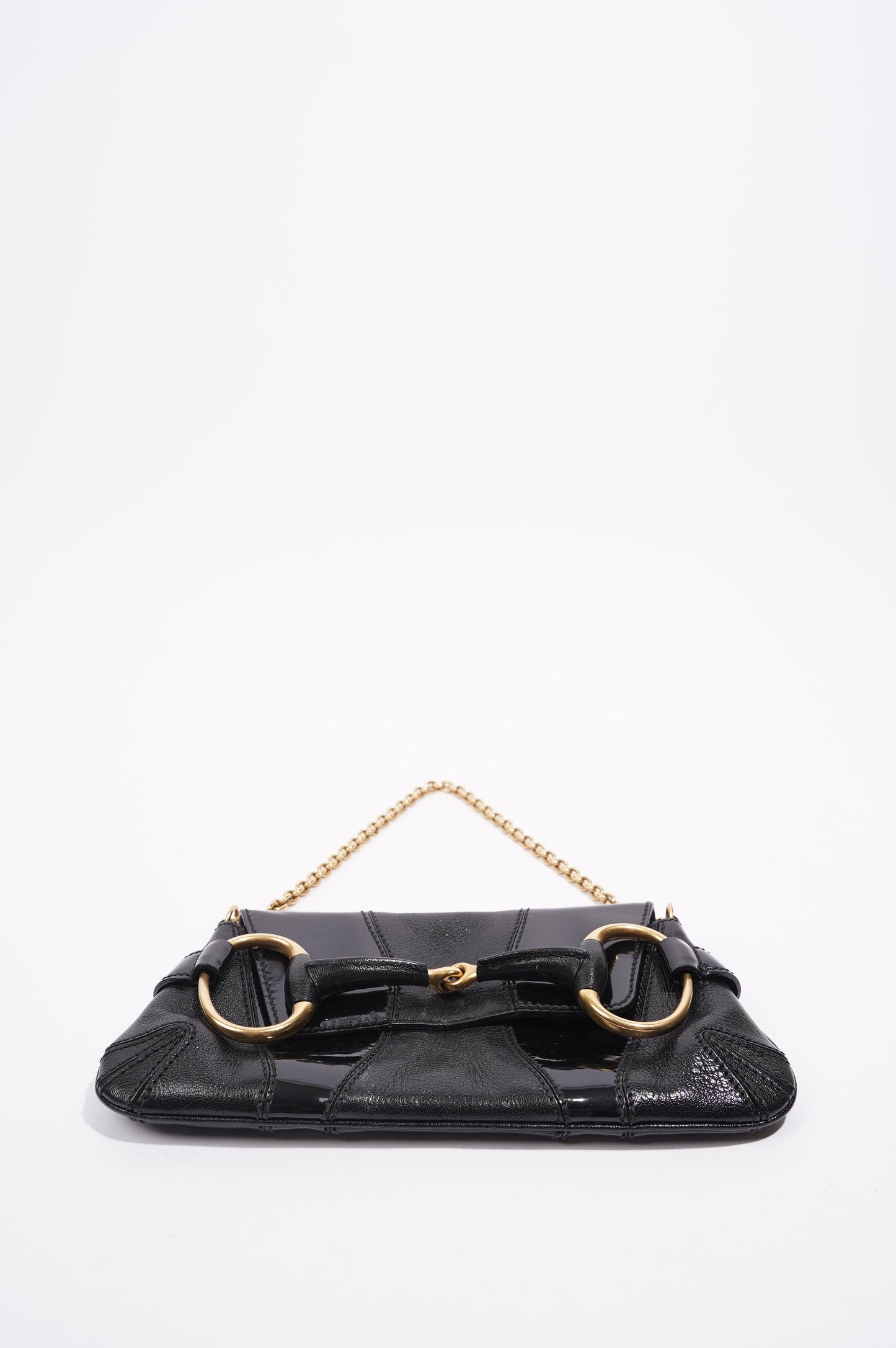 Gucci Womens Horsebit Vintage Tom Ford Bag Black