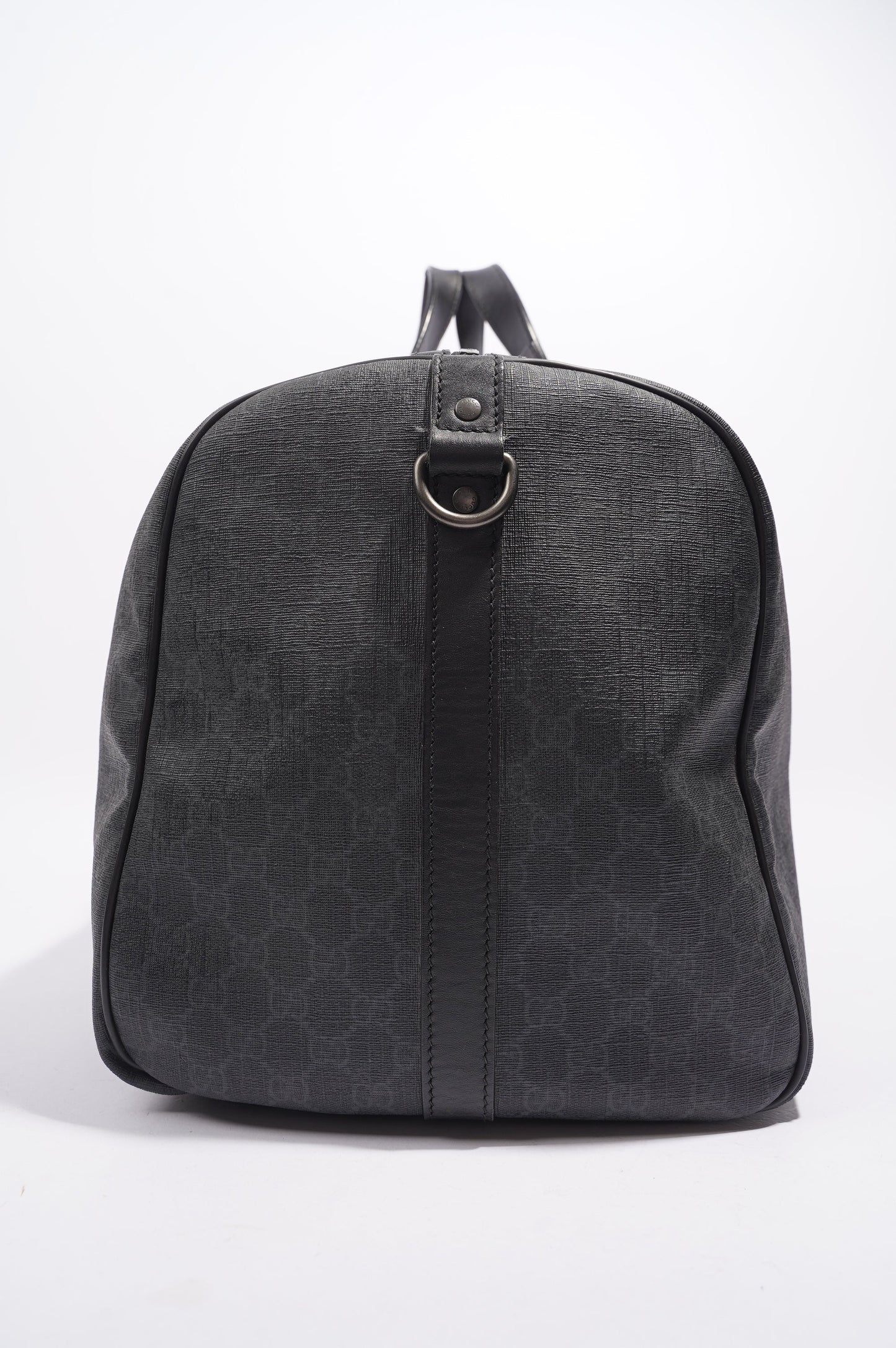 Gucci Mens GG Duffle Bag Grey Canvas