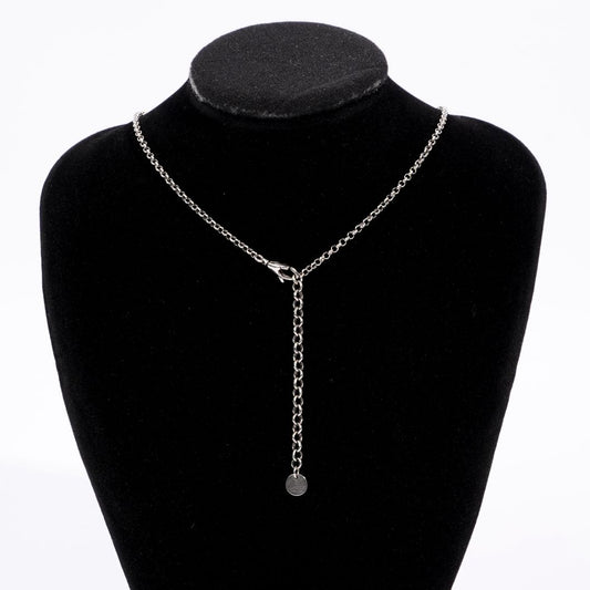 Gucci Womens Interlocking G Necklace Silver