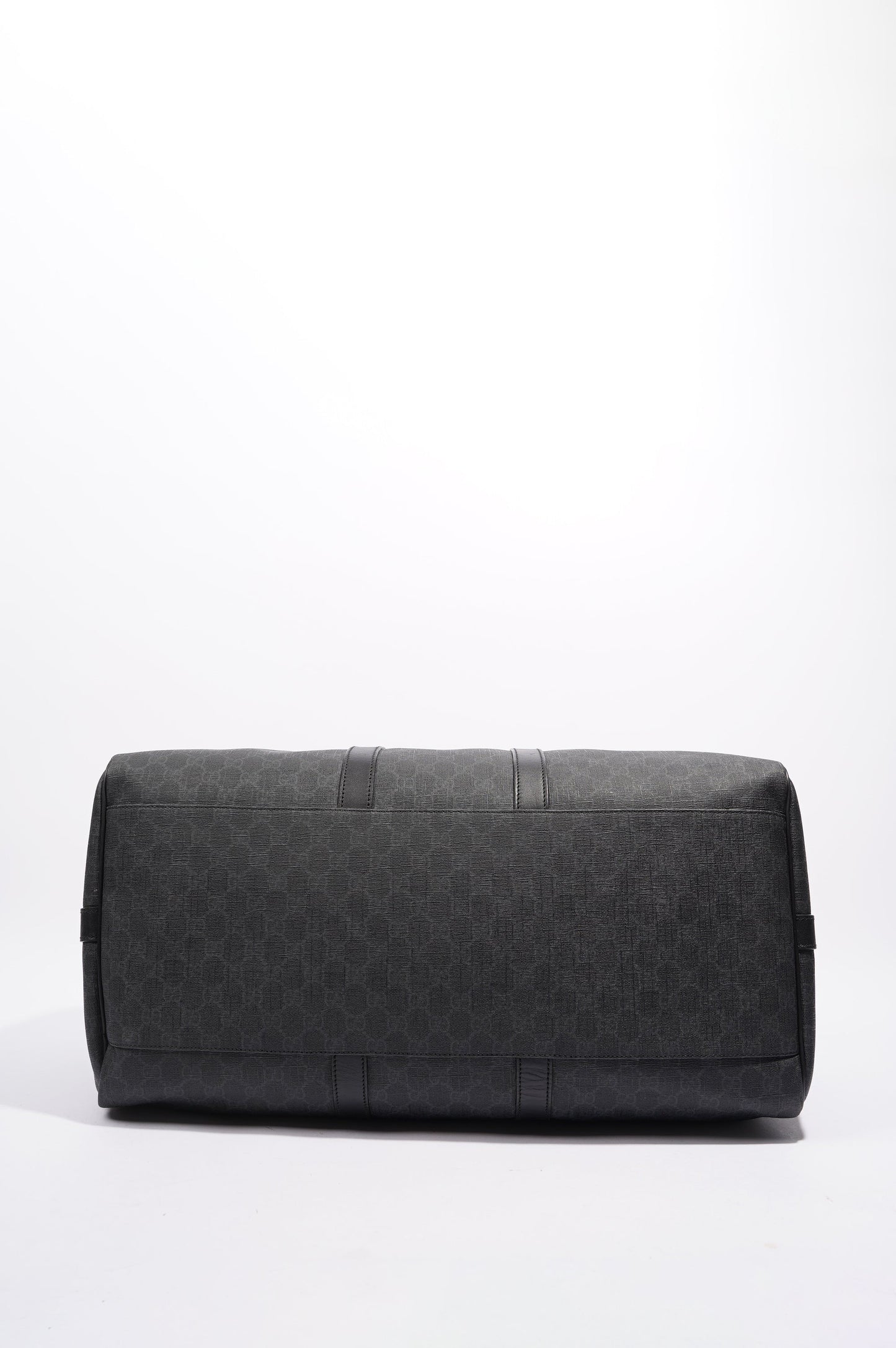 Gucci Mens GG Duffle Bag Grey Canvas