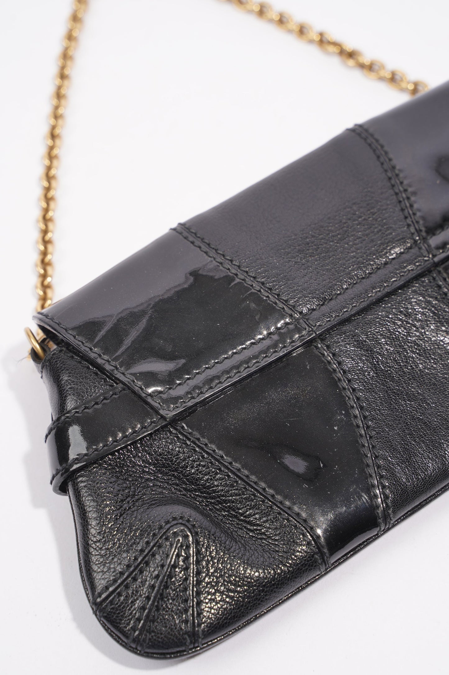 Gucci Womens Horsebit Vintage Tom Ford Bag Black