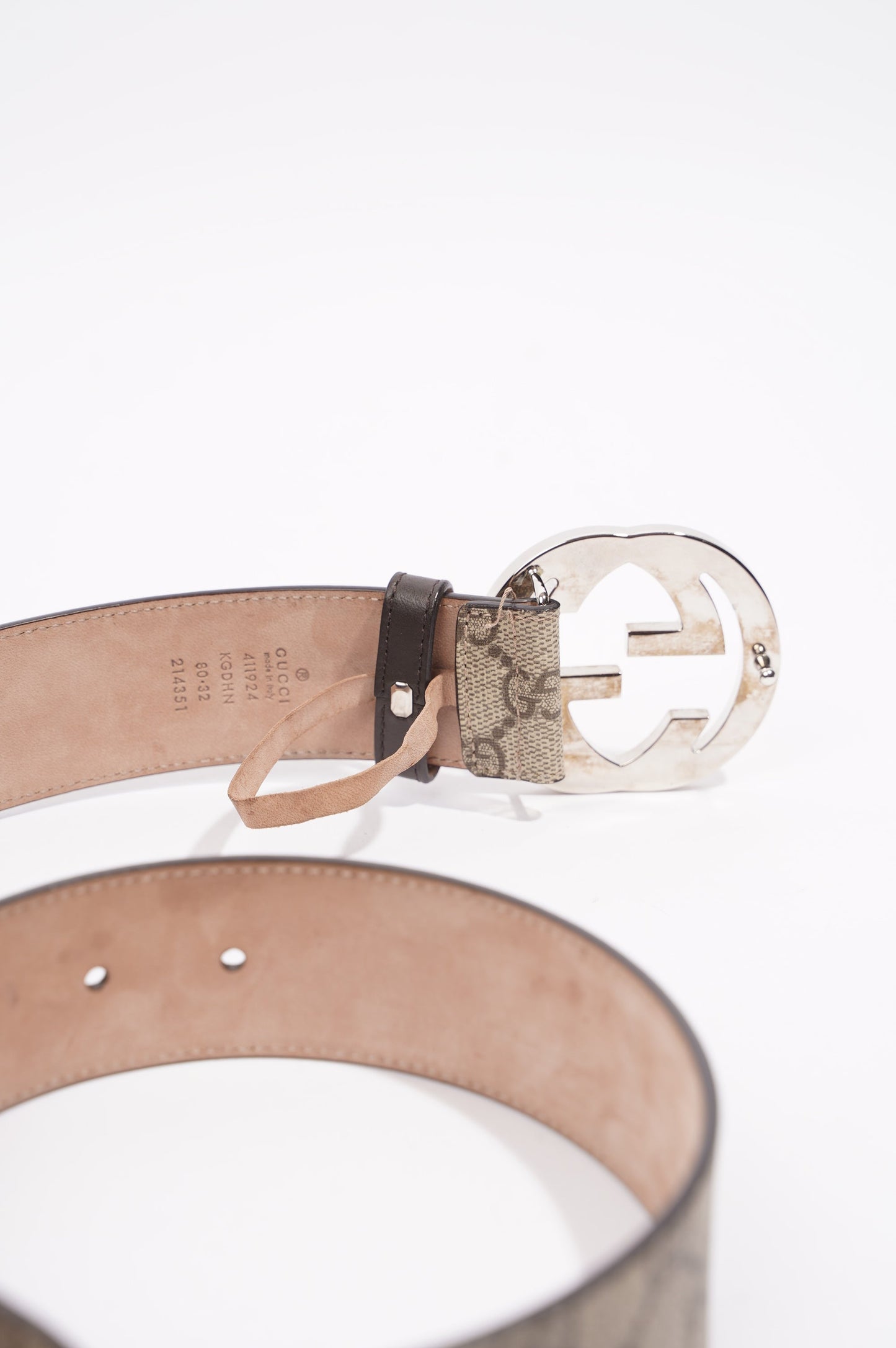 Gucci Womens Belt Supreme 80cm - 32"