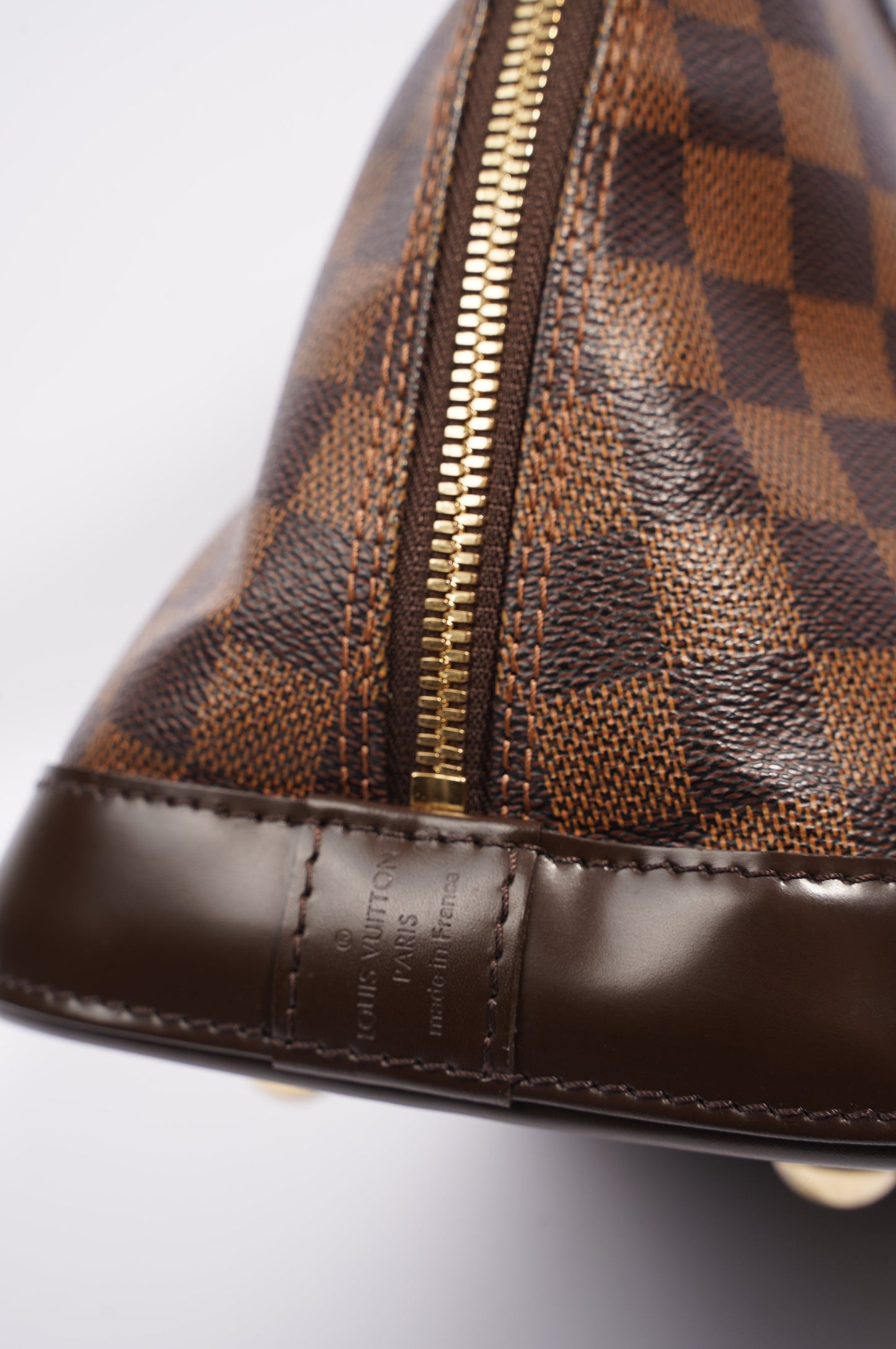 Louis Vuitton Alma Damier Ebene Canvas PM