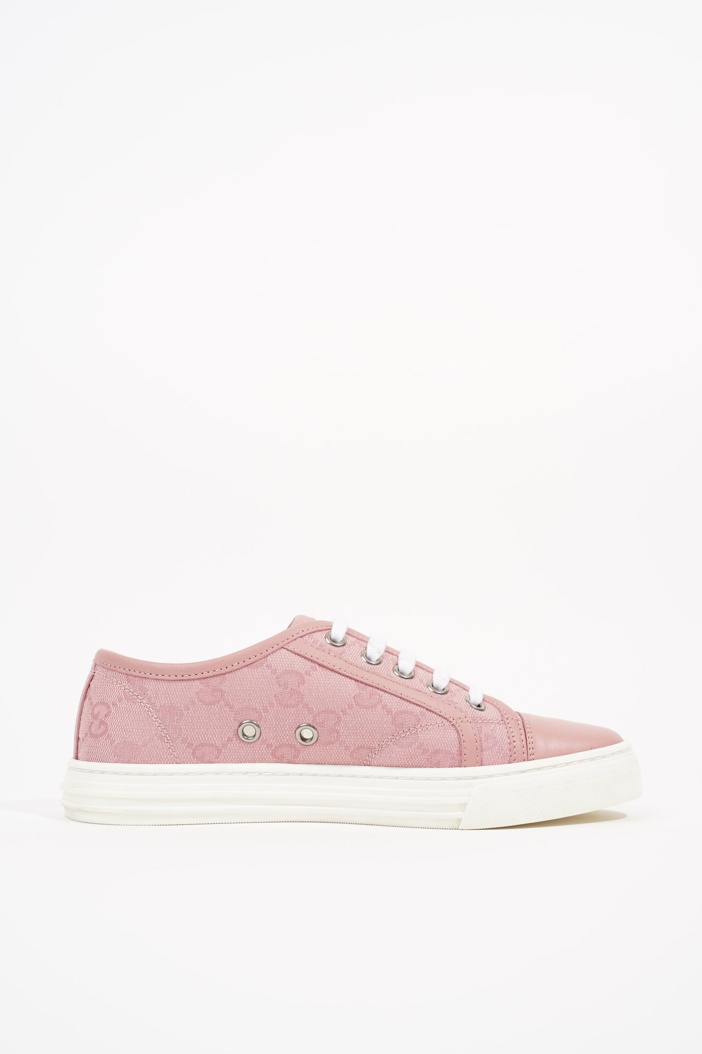 Gucci Womens GG Low Top Sneaker Pink EU 34.5 / UK 1.5