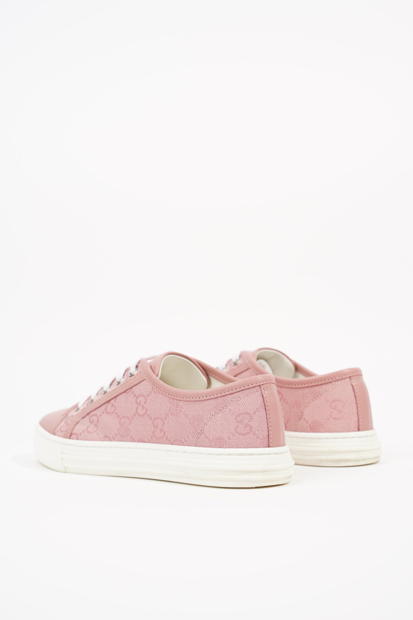 Gucci Womens GG Low Top Sneaker Pink EU 34.5 / UK 1.5