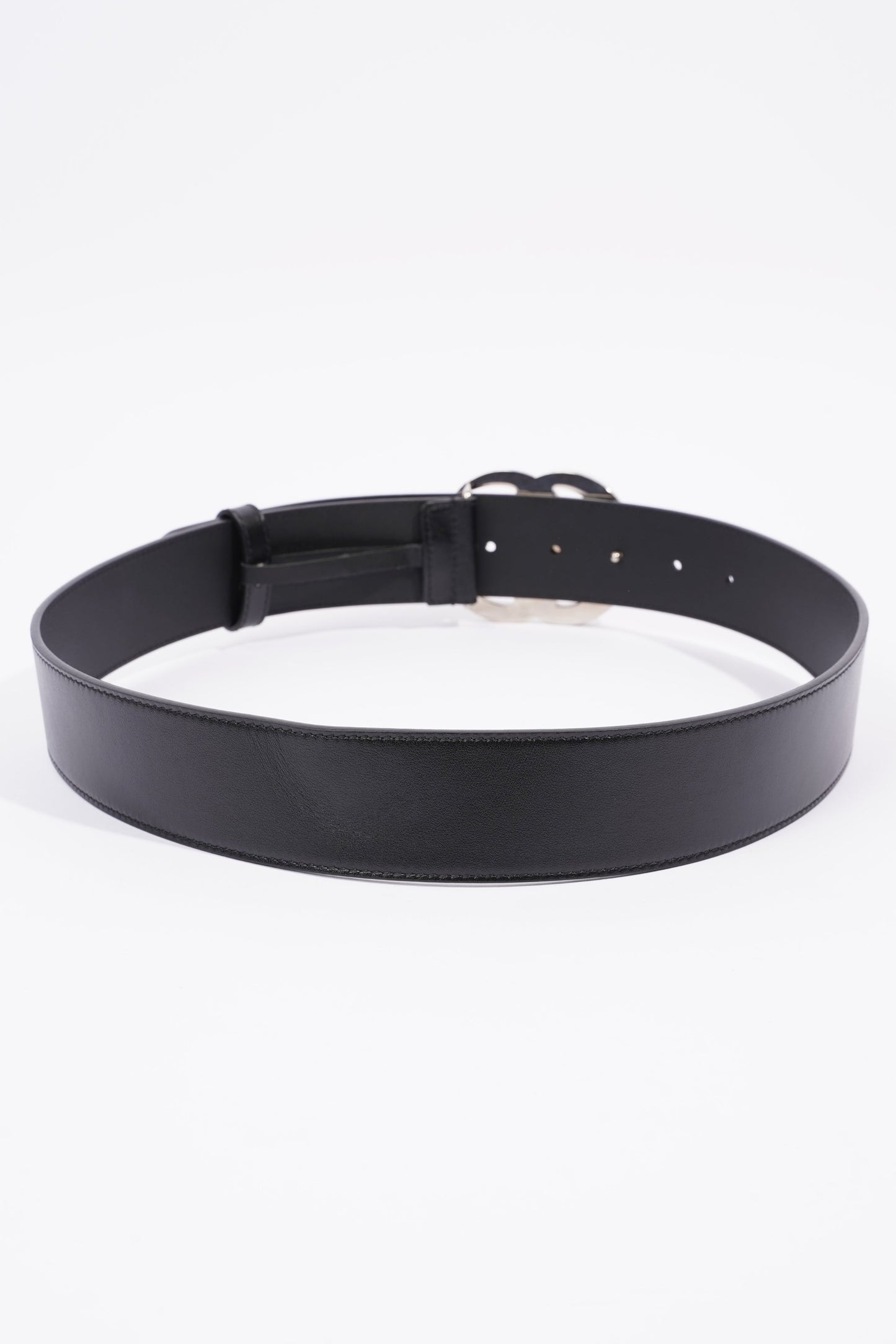 Gucci Marmont Belt Black / Silver Leather 80cm 32"